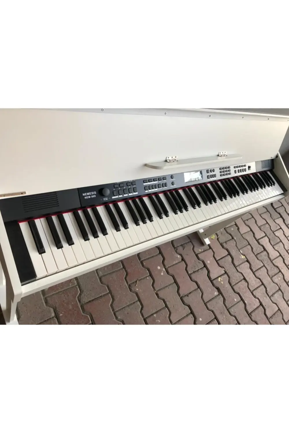 Nem-969 Beyaz Renk 88 Tuş Dijital Piyano