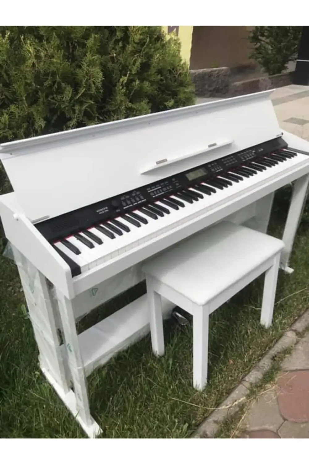 Nem-969 Beyaz Renk 88 Tuş Dijital Piyano