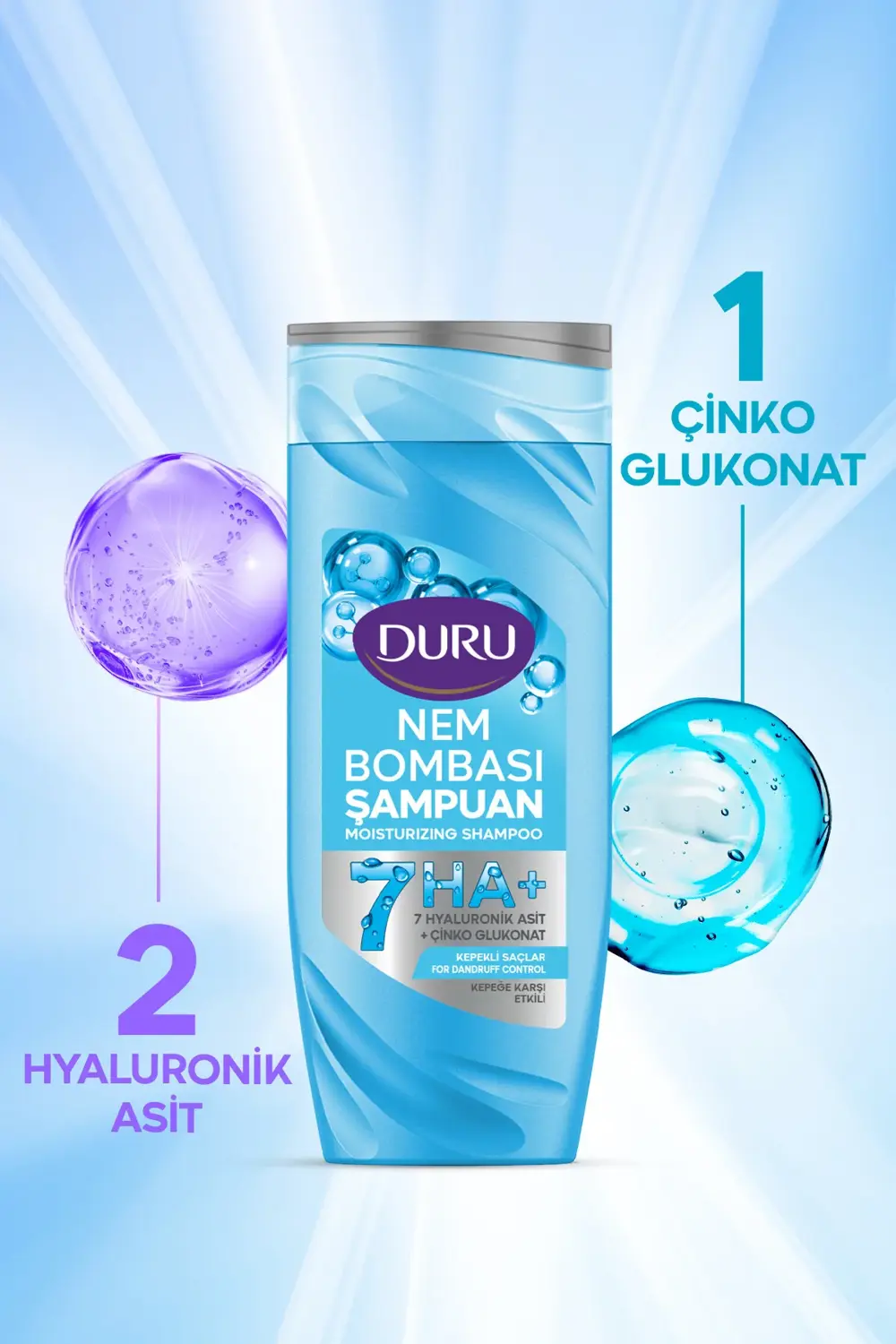 Nem Bombası Kepekli Saçlar için Kepeğe Karşı Etkili Şampuan 400 M