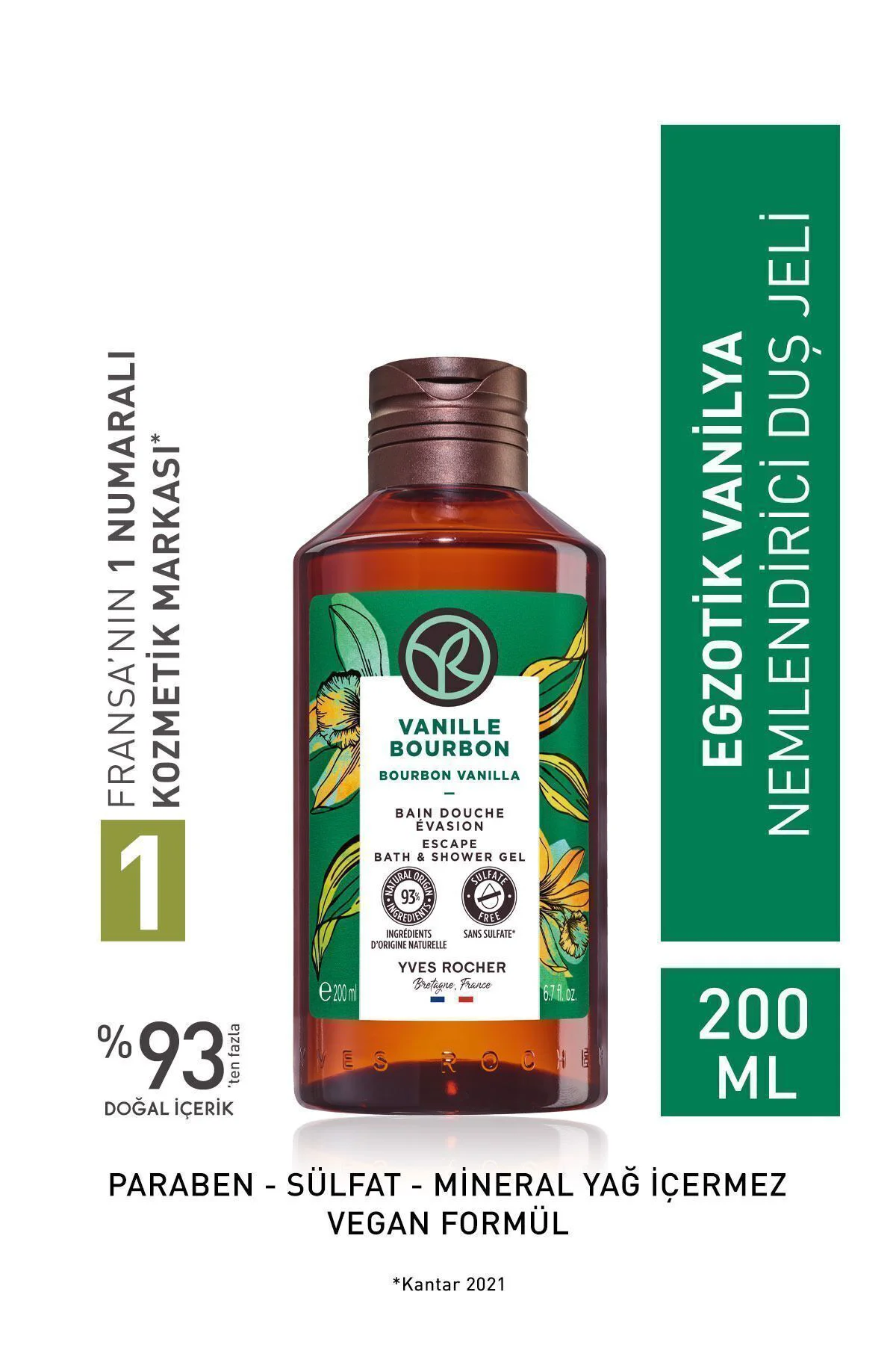 Nemlendirici Duş Jeli - Egzotik Vanilya - 200ml-13444