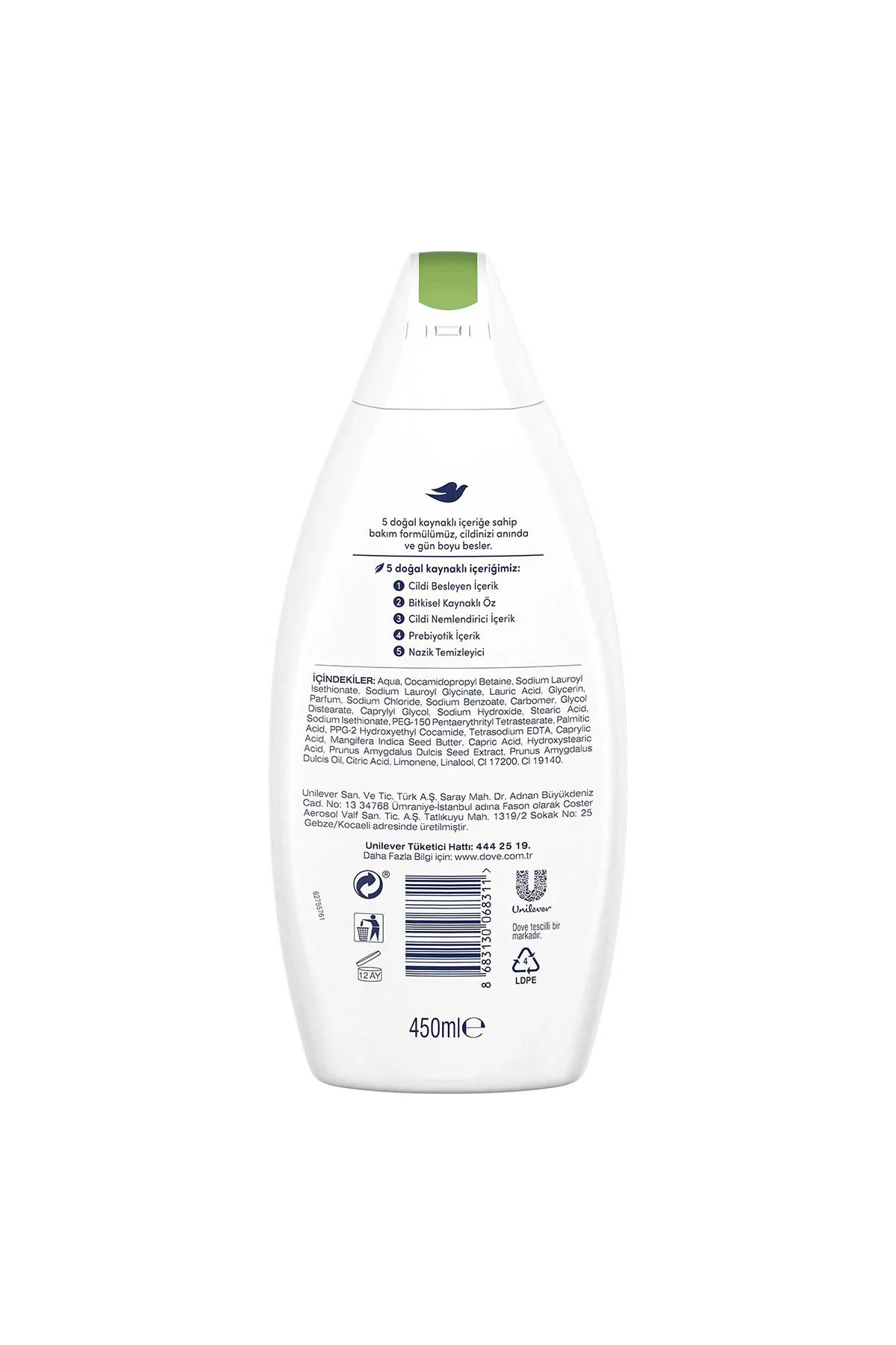 Nemlendirici Duş Jeli Mango Yağı & Badem Özü 450ml X2