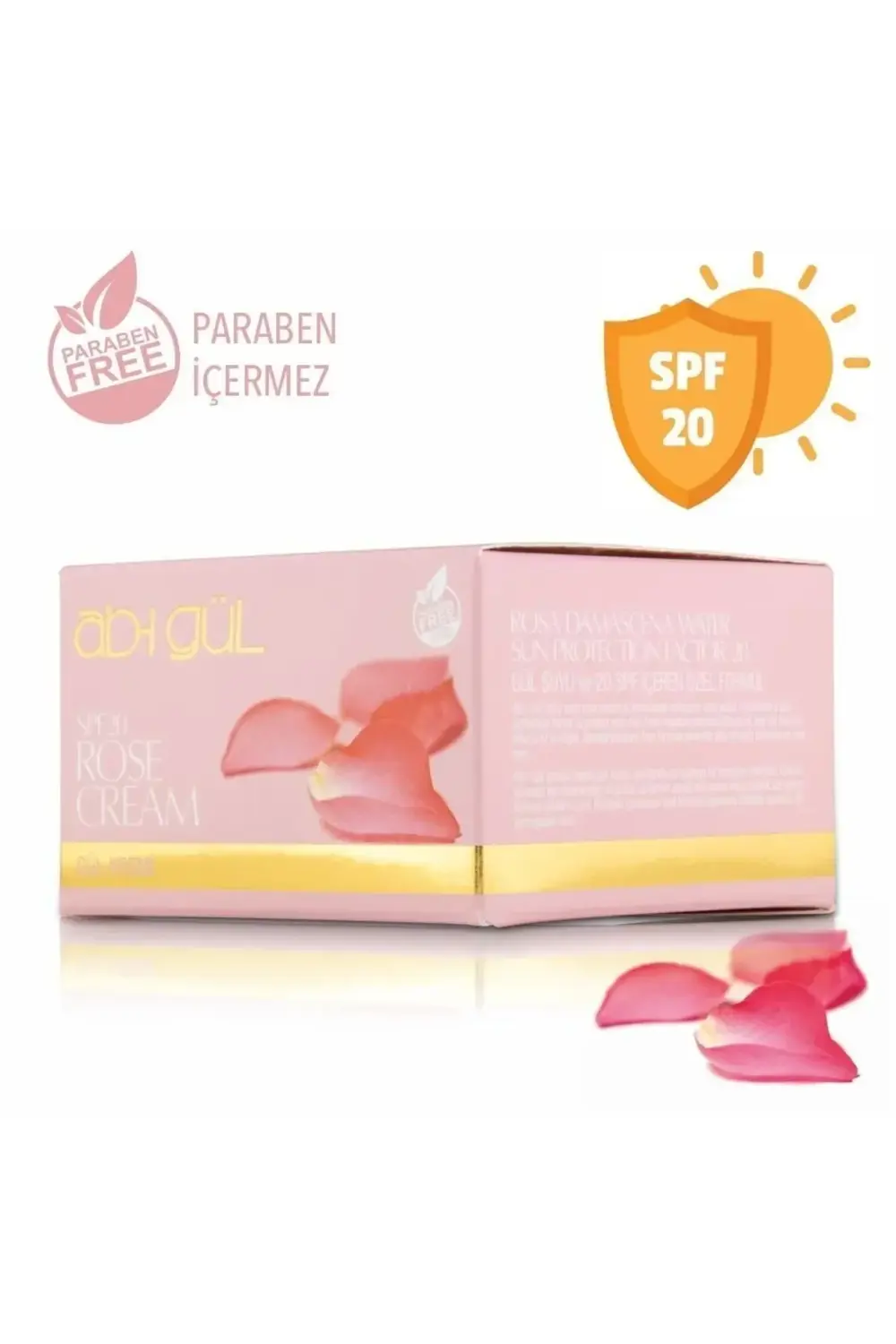 Nemlendirici Gündüz Gül Kremi 45 ml - Spf20 Koruma