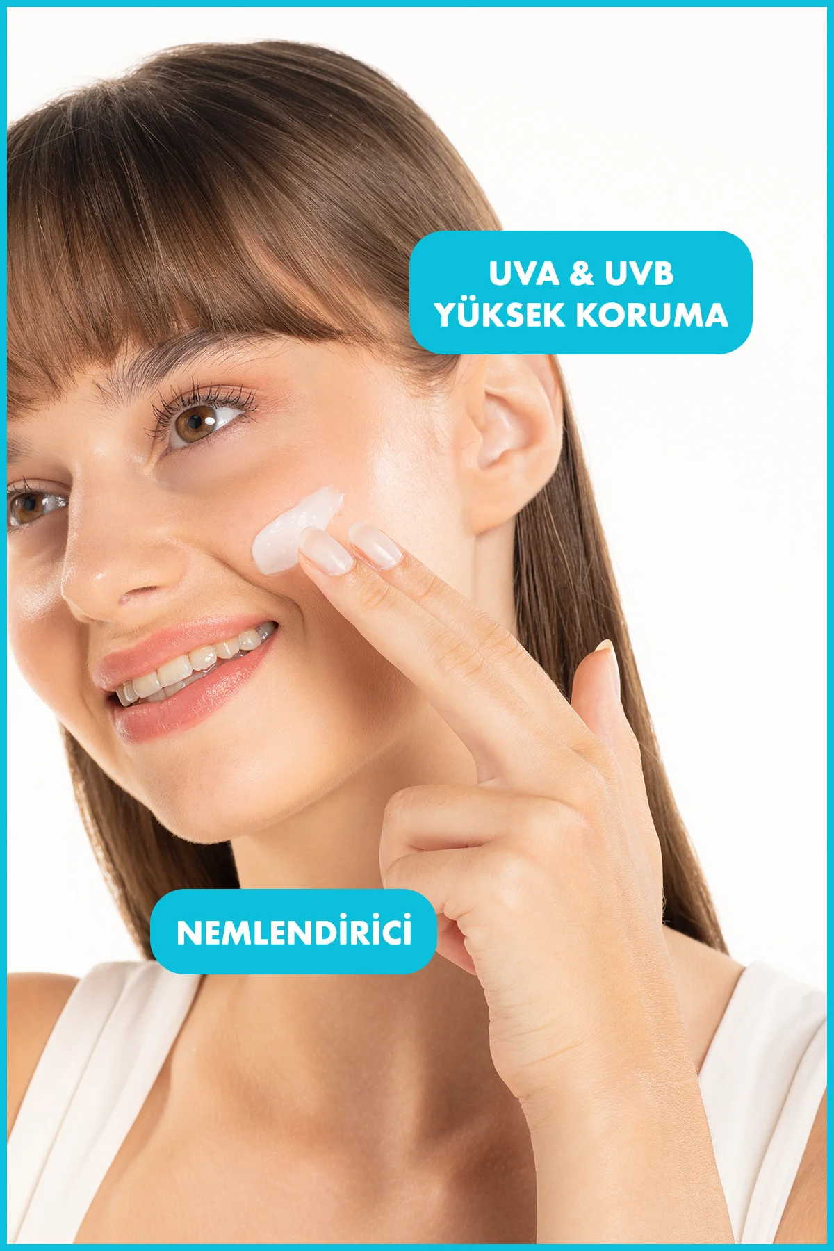 Nemlendirici Güneş Kremi SPF 50+ PA++++ | Yeni Nesil Kore Filtreli 50 ML Nemlendirici Güneş Kremi SPF 50+ PA++++ | Yeni Nesil Kore Filtreli 50 ML