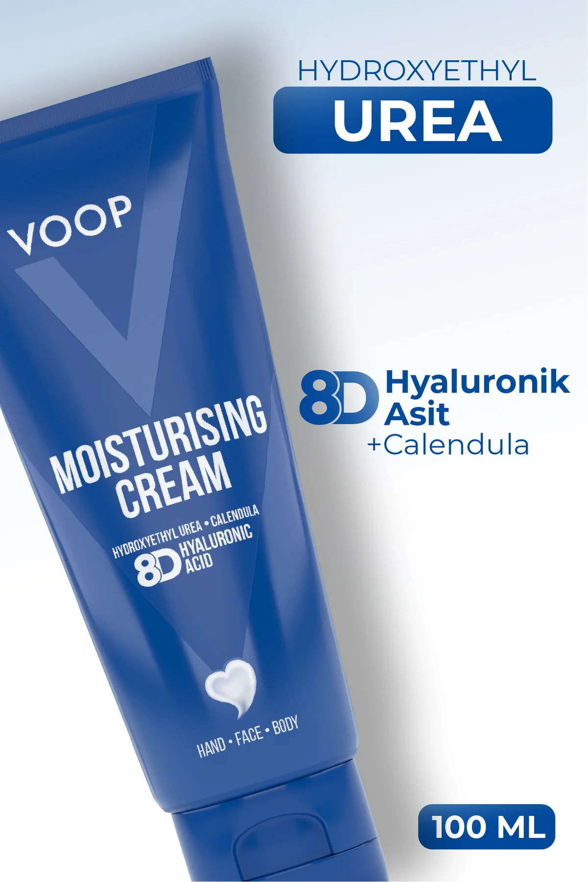 Nemlendirici Krem 8D Hyaluronik Asitli El Yüz Vücut Bakım Kremi Yoğun Nemlendirici Nemlendirici Krem 8D Hyaluronik Asitli El Yüz Vücut Bakım Kremi Yoğun Nemlendirici