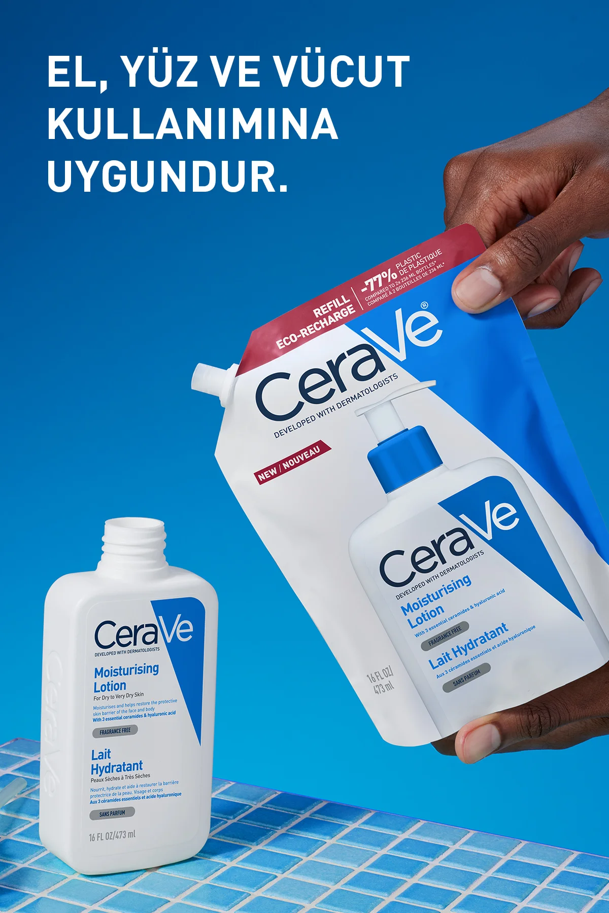 Hyalüronik Asit & Seramid İçerikli Nemlendirici Vücut Losyonu REF