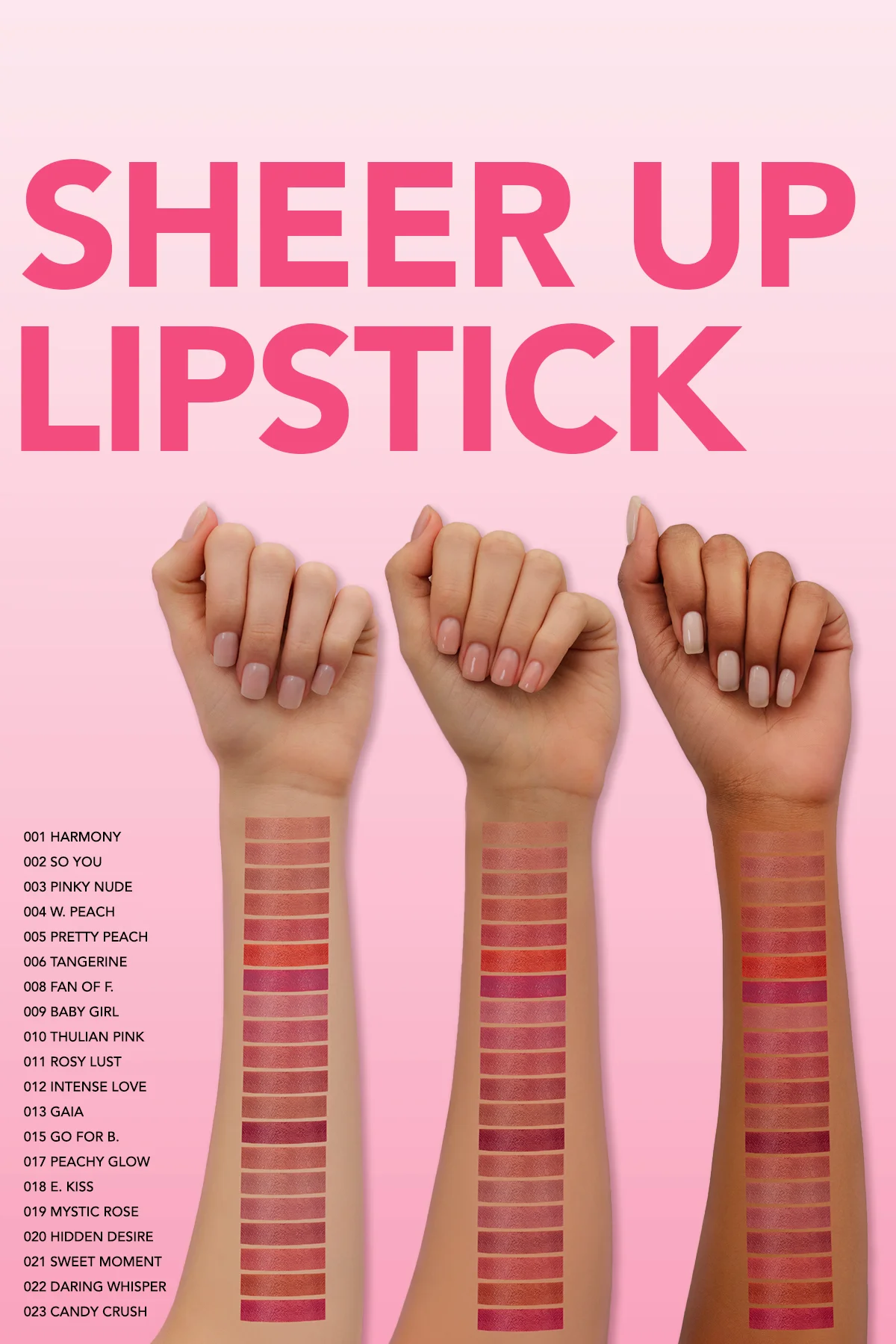 Nemlendirici Parlak Ruj - Sheer Up Lipstick - 015 Go For Bordeaux - 8682536012133