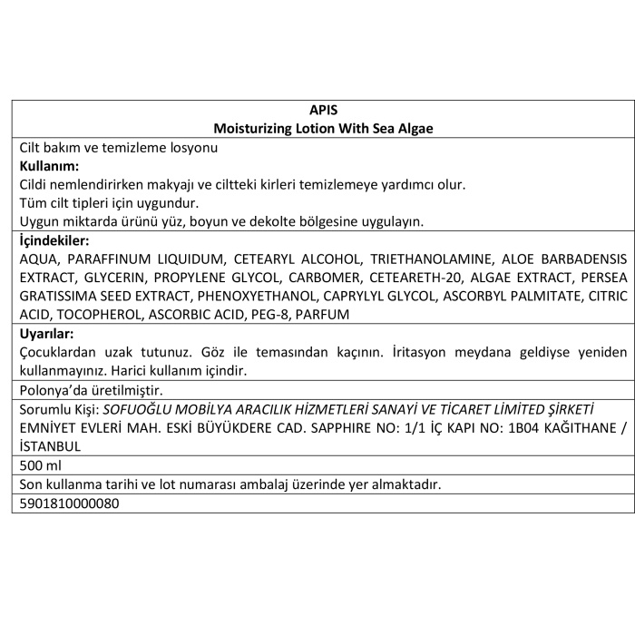 Nemlendirici Süt & Tonik Seti - Deniz Yosunulu - HYDRO BALANCE Se