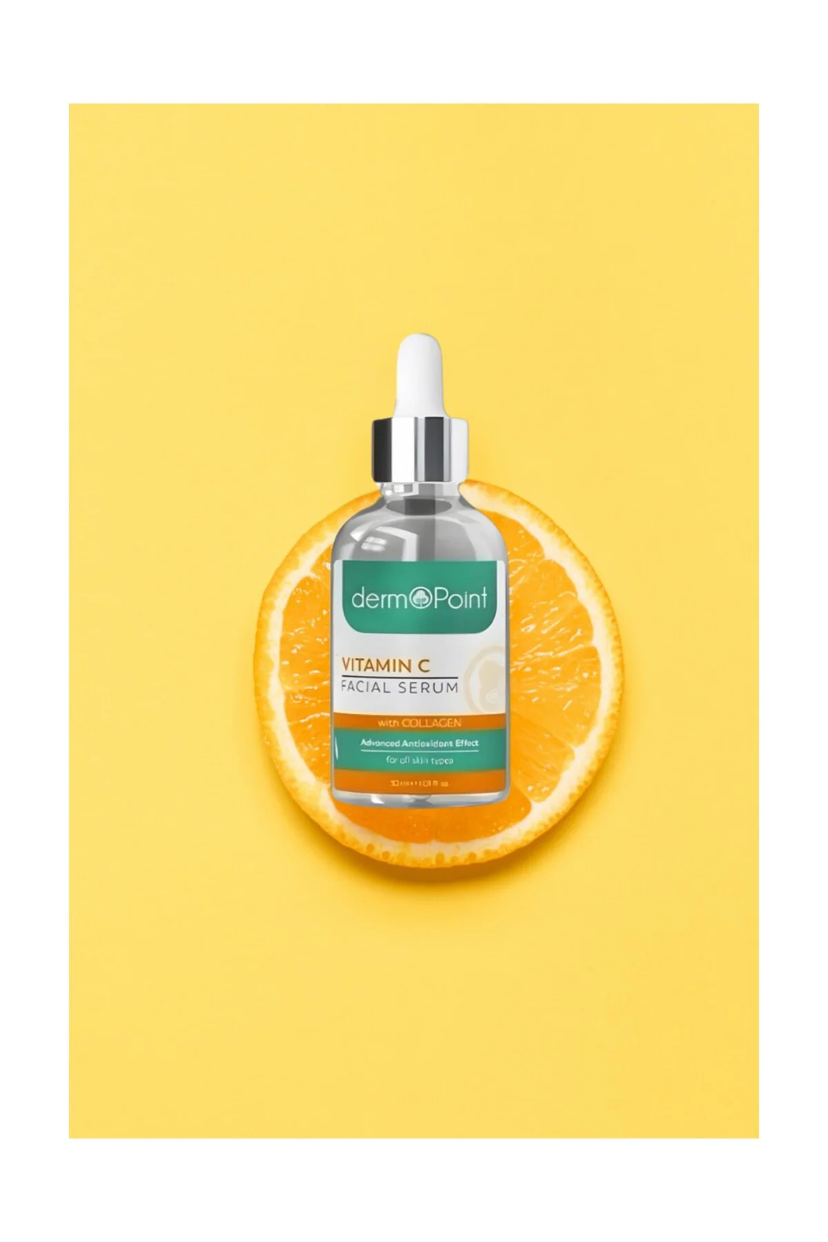 Nemlendirici ve Parlaklık Verici Gelişmiş Antioksidan Efektli Kolajen + C Vitamini Cilt Serumu 30 ml