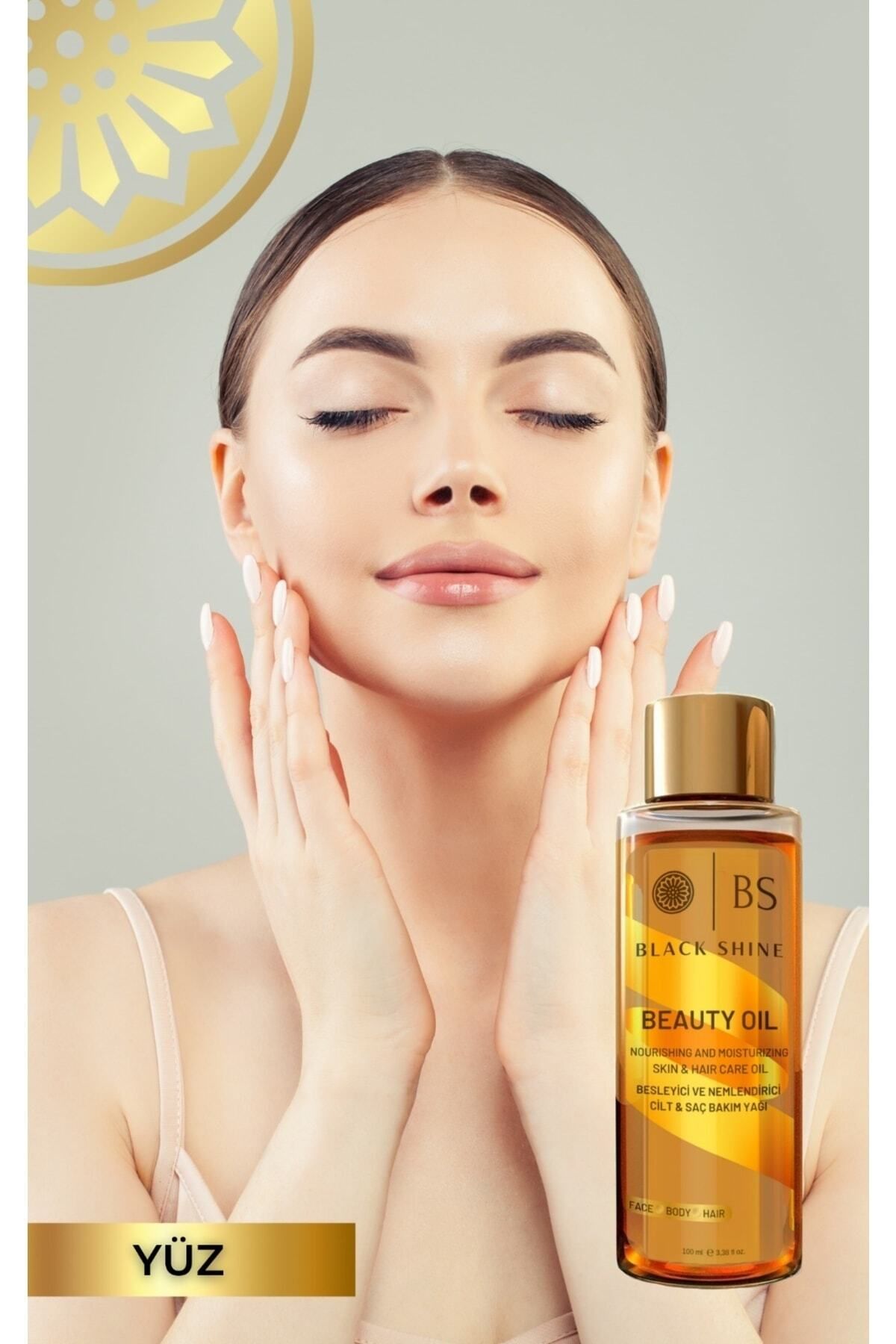 Black Shine Bs Nemlendirici Ve İşıltı Etkili Leke Ve Çatlak Karşıtı Çok Amaçlı Mucizevi Bakım Ve Onarım Yağı 100Ml