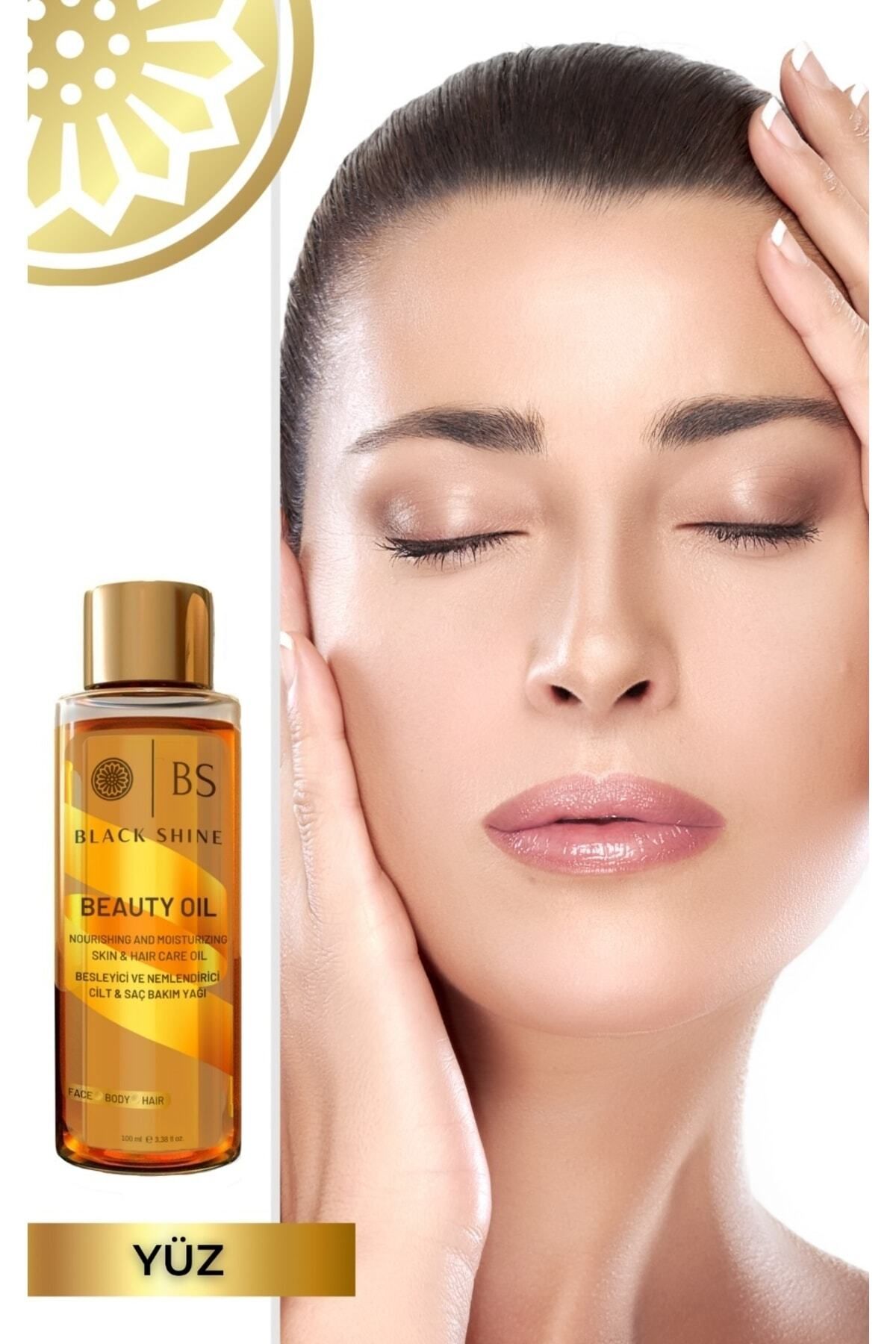 Black Shine Bs Nemlendirici Ve İşıltı Etkili Leke Ve Çatlak Karşıtı Çok Amaçlı Mucizevi Bakım Ve Onarım Yağı 100Ml