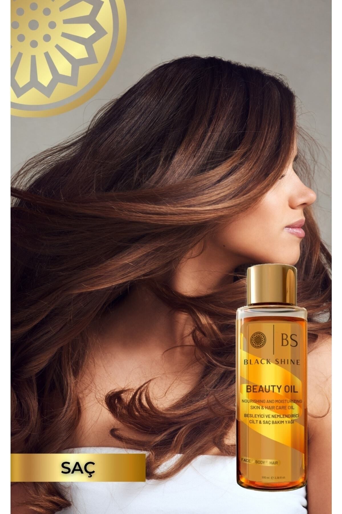 Black Shine Bs Nemlendirici Ve İşıltı Etkili Leke Ve Çatlak Karşıtı Çok Amaçlı Mucizevi Bakım Ve Onarım Yağı 100Ml