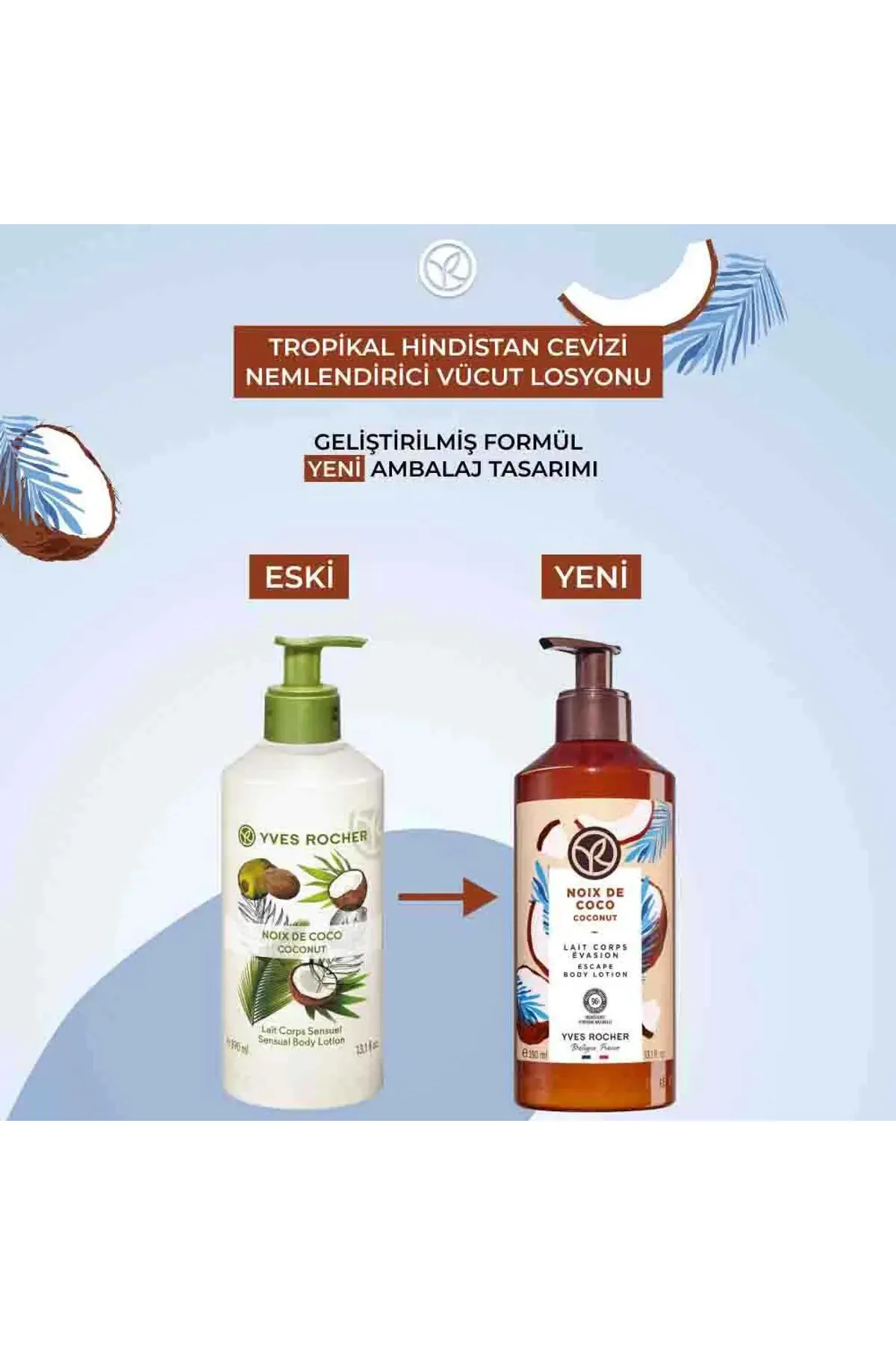 Nemlendirici Vücut Losyonu - Tropikal Hindistan Cevizi - 390ml