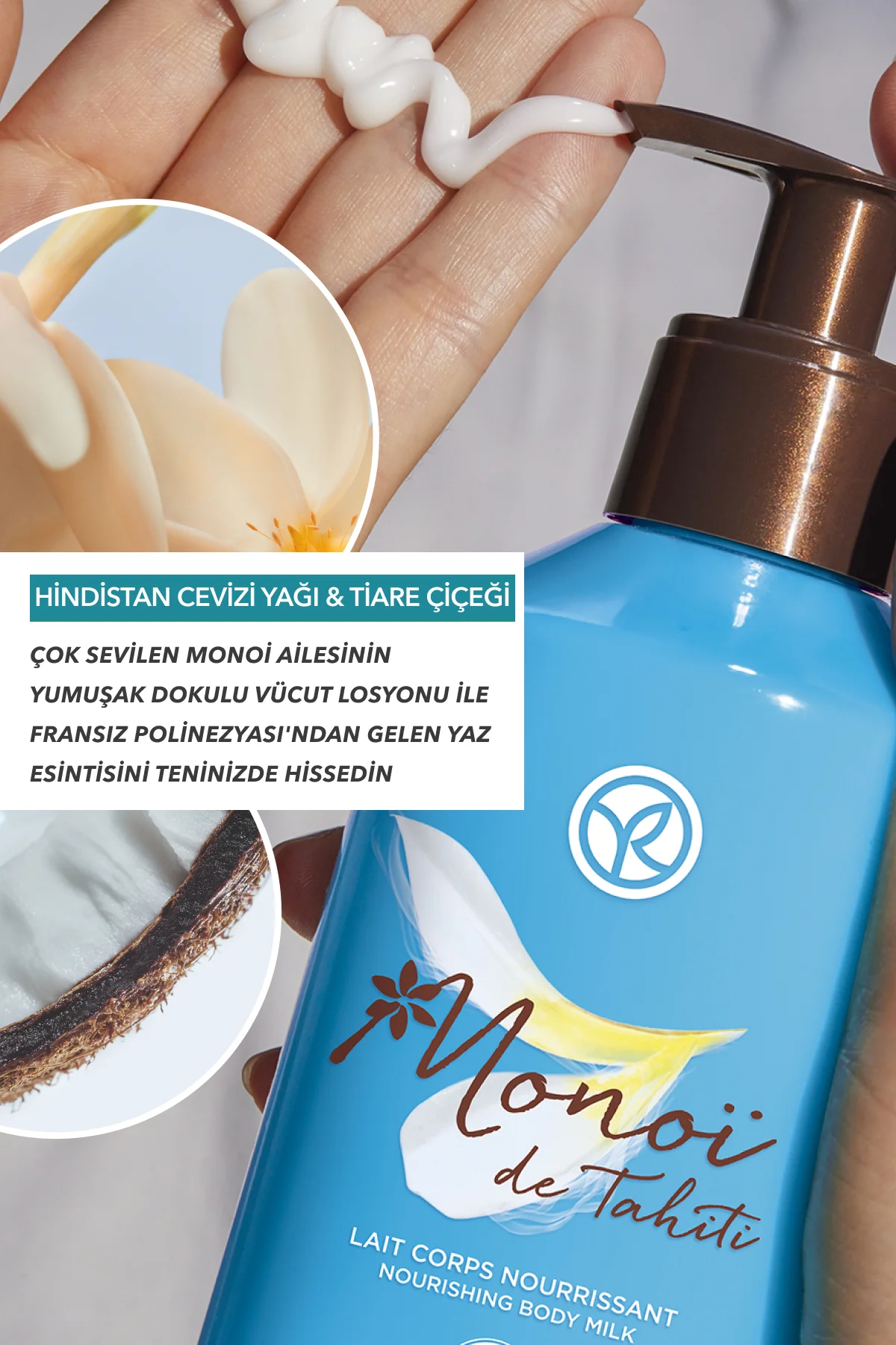 Nemlendirici Vücut Losyonu-Tüm Ciltler- Monoi de Tahiti-Vegan