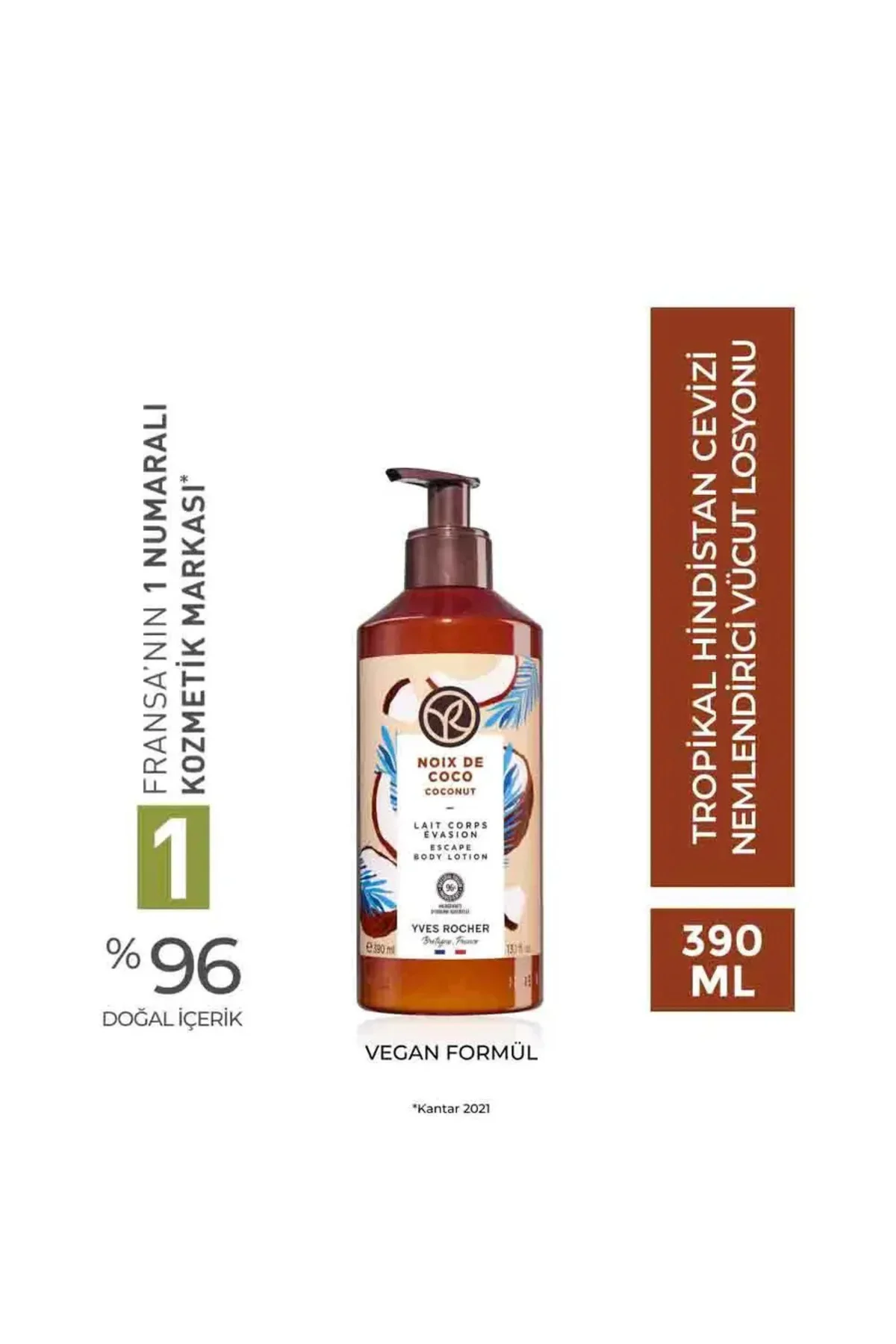 Nemlendirici Vücut Losyonu - Tropikal Hindistan Cevizi - 390ml