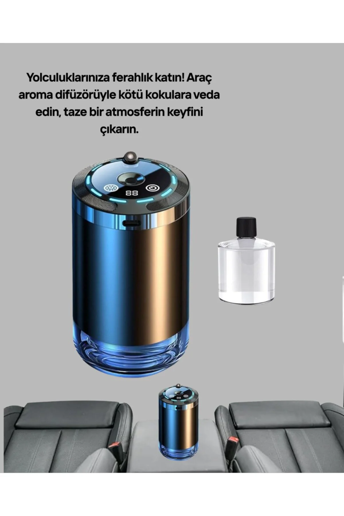 Nemlendirme ve Aromaterapi Özellikli Yıldız Işıklı Difüzör