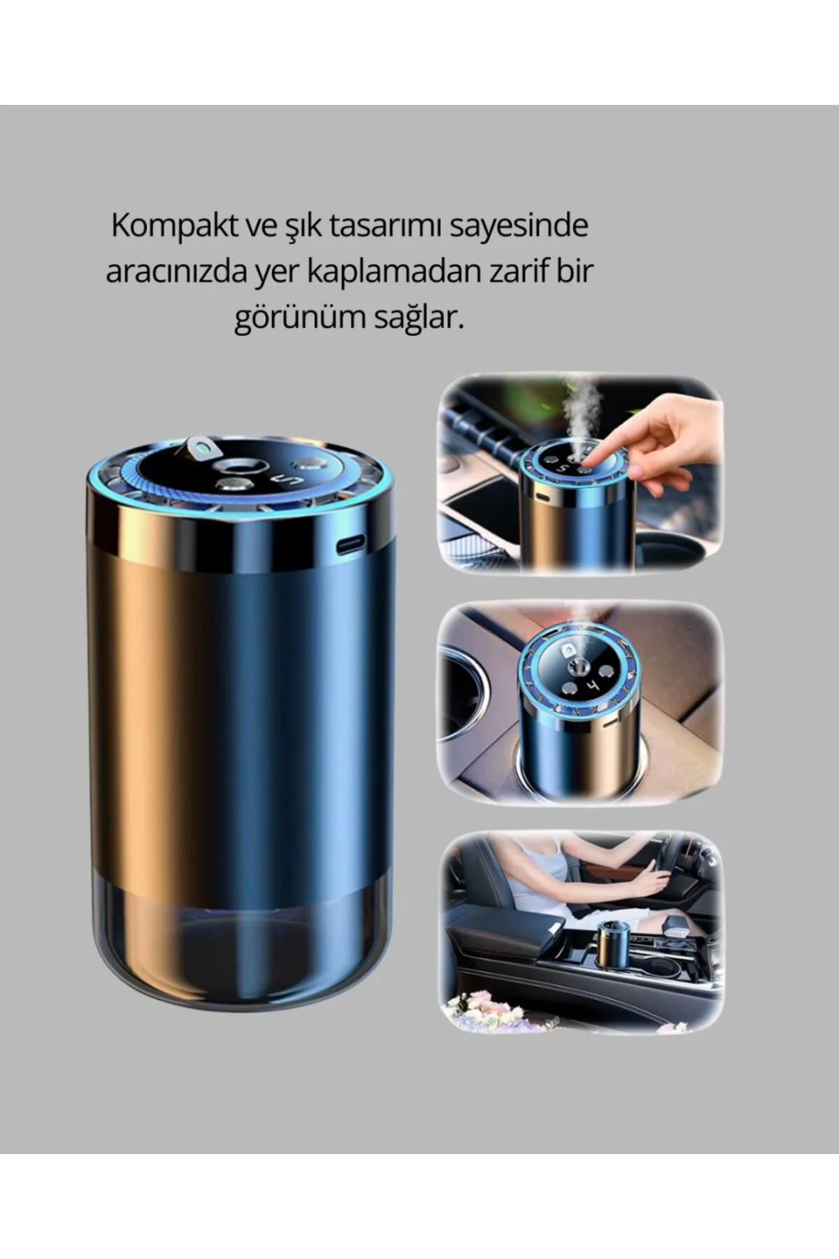 Nemlendirme ve Aromaterapi Özellikli Yıldız Işıklı Difüzör