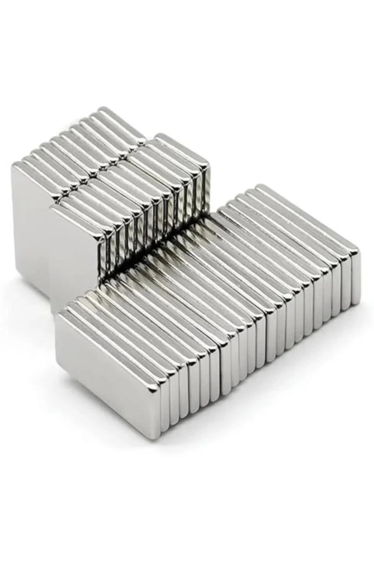 Neodyum Mıknatıs Dikdörtgen 20x10x2 mm (5 Adet Set)
