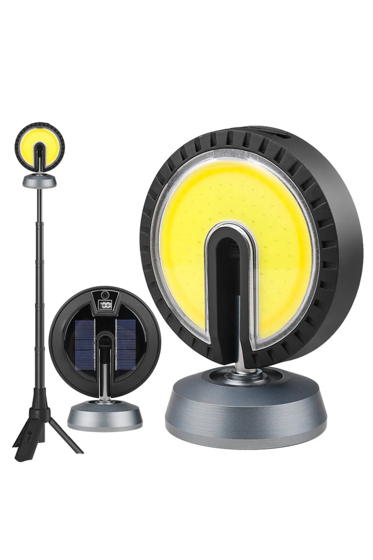 Neodyum Mıknatıslı 1 Metre Yüksek Standlı Dönebilen Aydınlatma Lambası KPF8-HG67YM