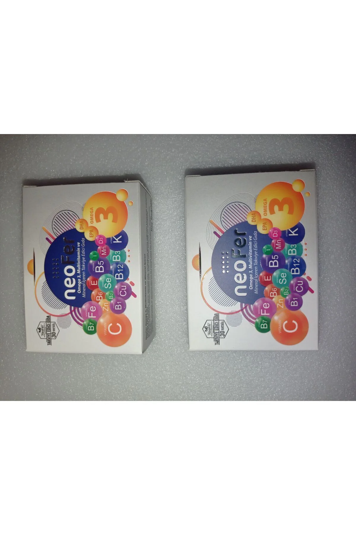 NEOFER 30KP MULTİVİTAMİN MİNERAL 2 KUTU