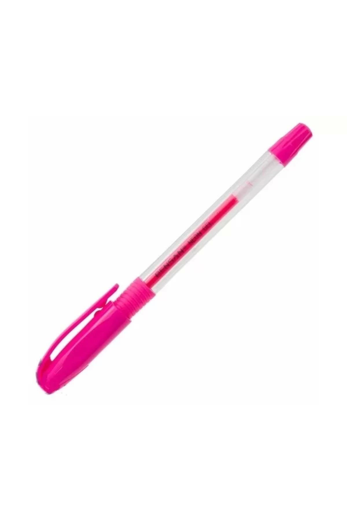Pensan Neon Gel Kalem Pembe
