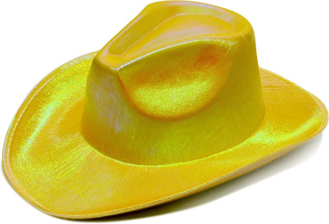 Neon Hologramlı Kovboy Model Parti Şapkası Sarı Yetişkin 39X36X14 Neon Hologramlı Kovboy Model Parti Şapkası Sarı Yetişkin 39X36X14