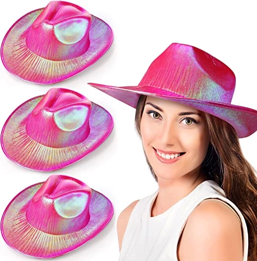 Neon Hologramlı Kovboy Model Parti Şapkası Fuşya Yetişkin 39x36x1 Neon Hologramlı Kovboy Model Parti Şapkası Fuşya Yetişkin 39x36x1