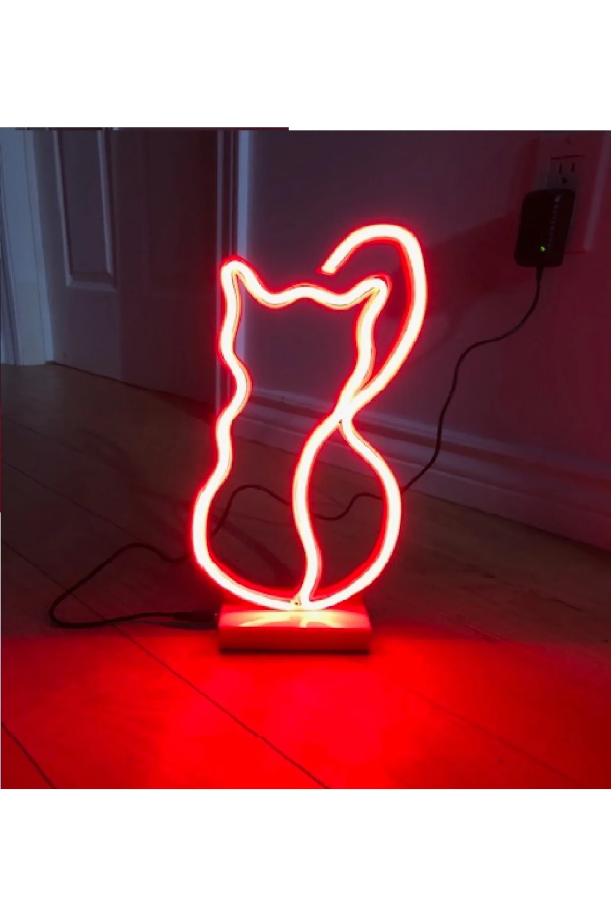 NEON IŞIKLI KEDİ