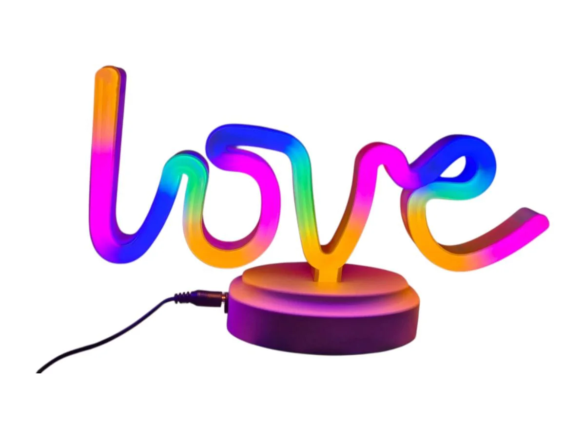 Neon Işıklı Love Masa Gece Lambası | USB ve Pil ile Çalışan Romantik Dekorasyon Fiyatı, Yorumları ve Özellikleri