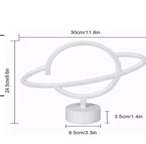 Neon Işıklı Satürn Lamba Pil+usb Mz-503 Fiyatı, Yorumları ve Özellikleri