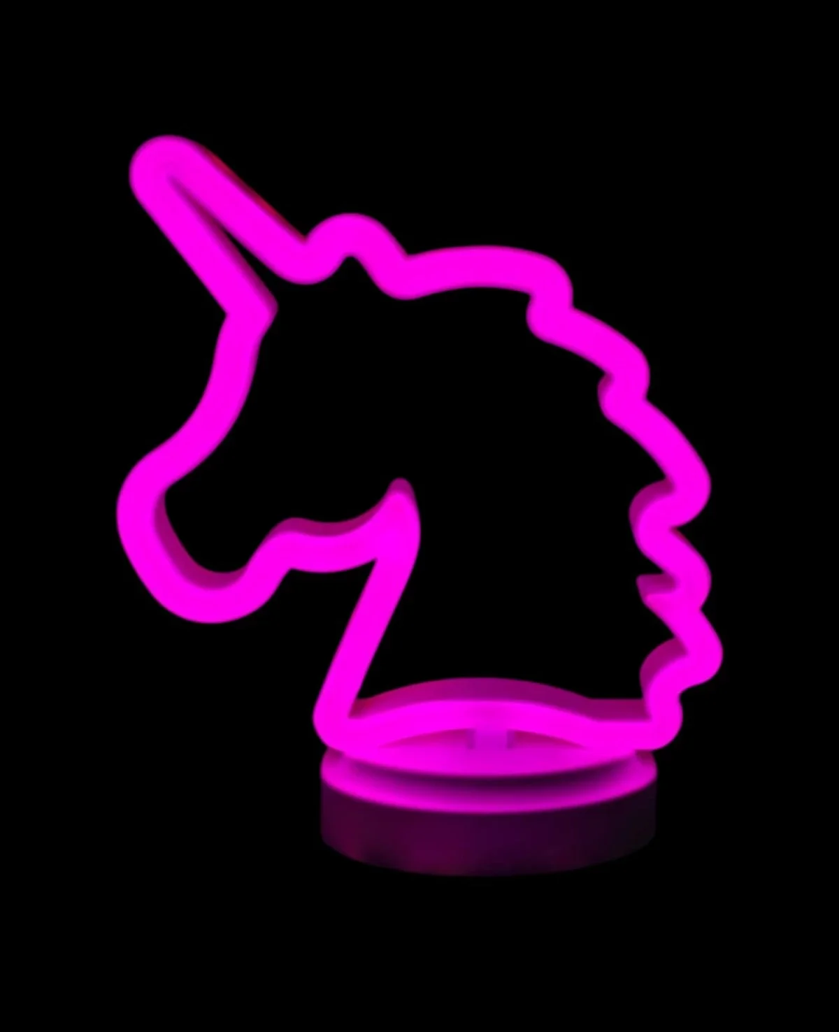 Neon Işıklı Unicorn Masa Gece Lambası Pil+usb Neon Işıklı Unicorn Masa Gece Lambası Pil+usb