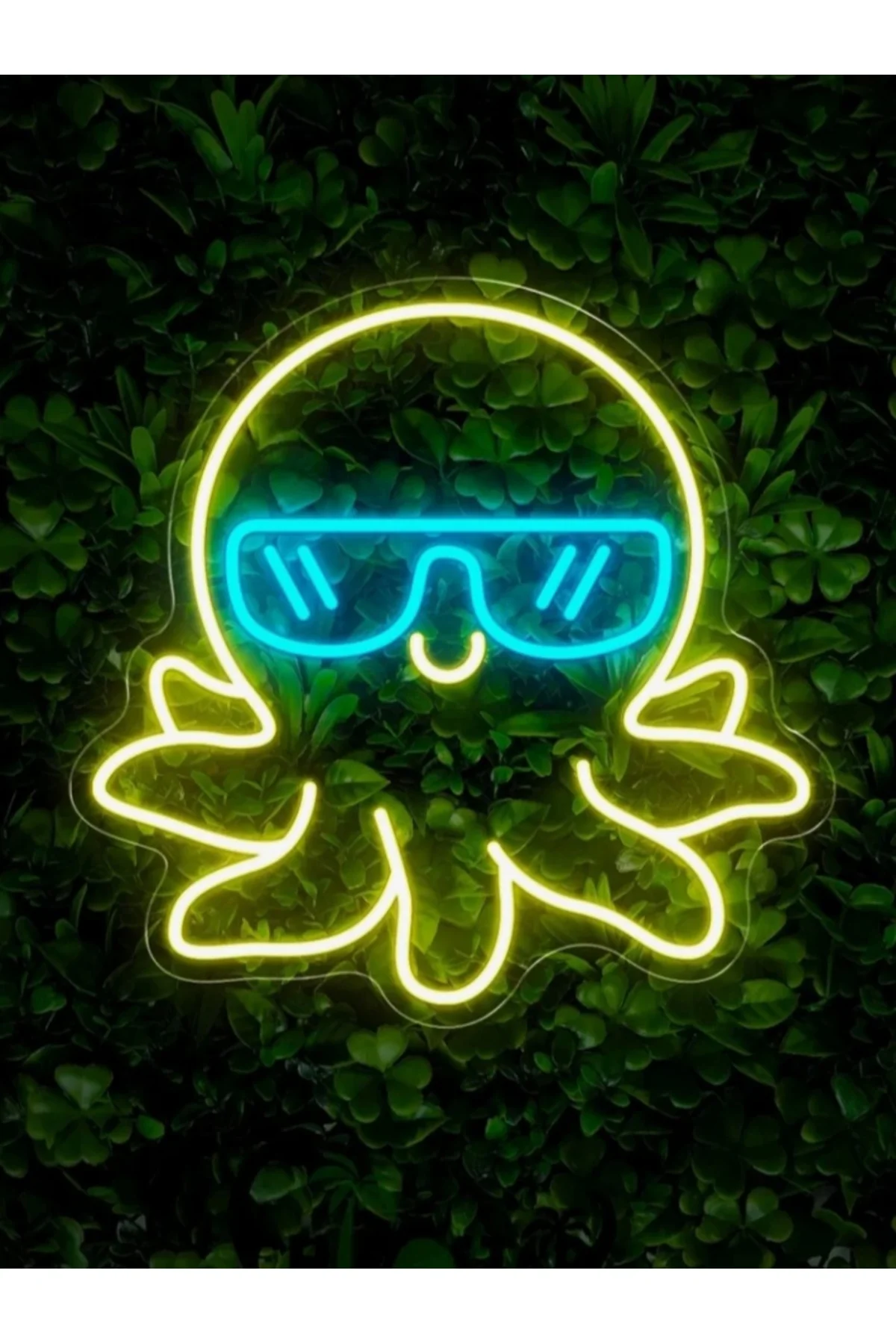 NEON LED IŞIKLI AHTAPOT 40 cm