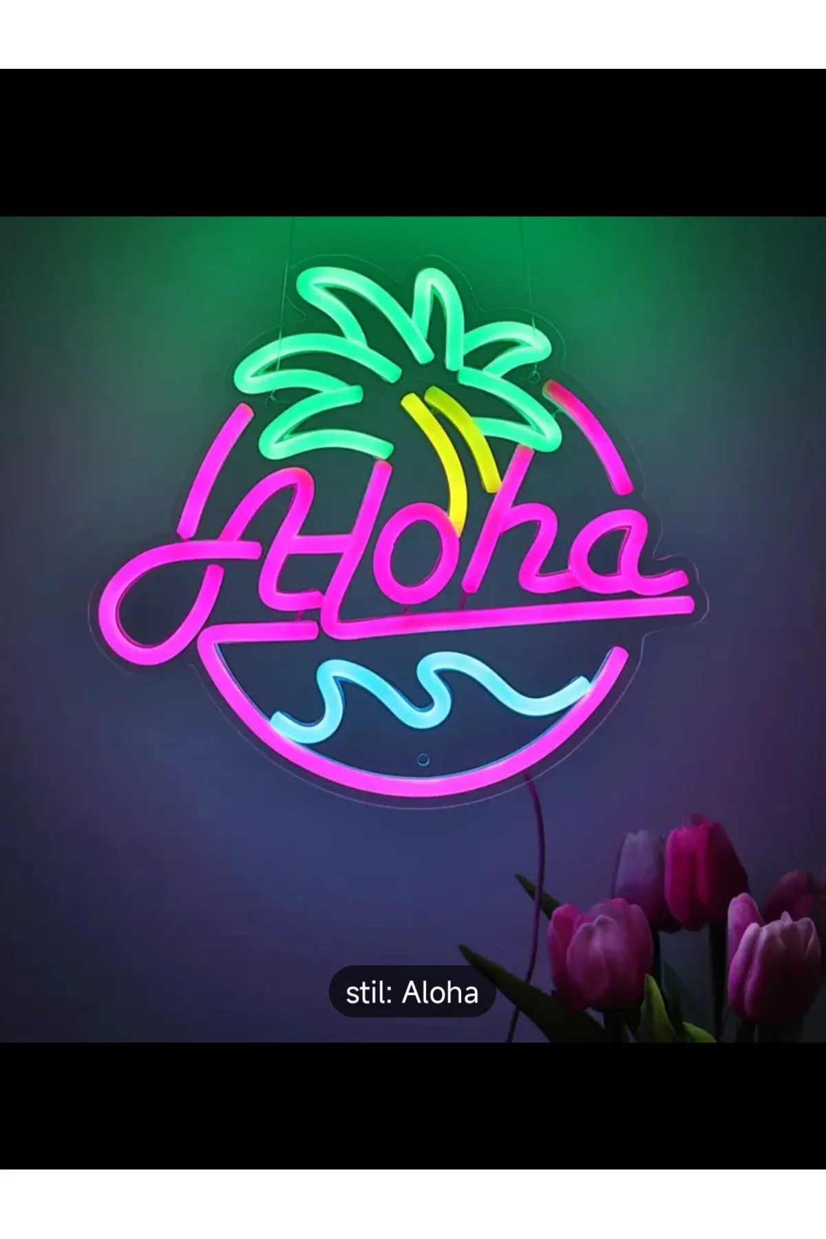 NEON LED IŞIKLI ALOHA
