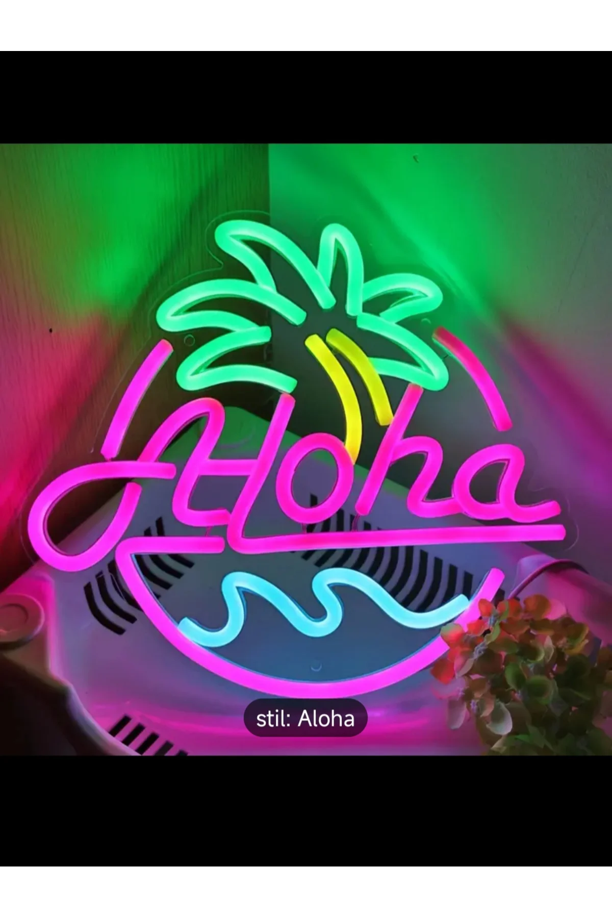 NEON LED IŞIKLI ALOHA