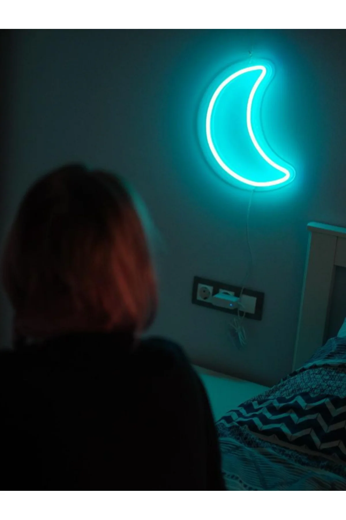 NEON LED IŞIKLI AY HİLAL