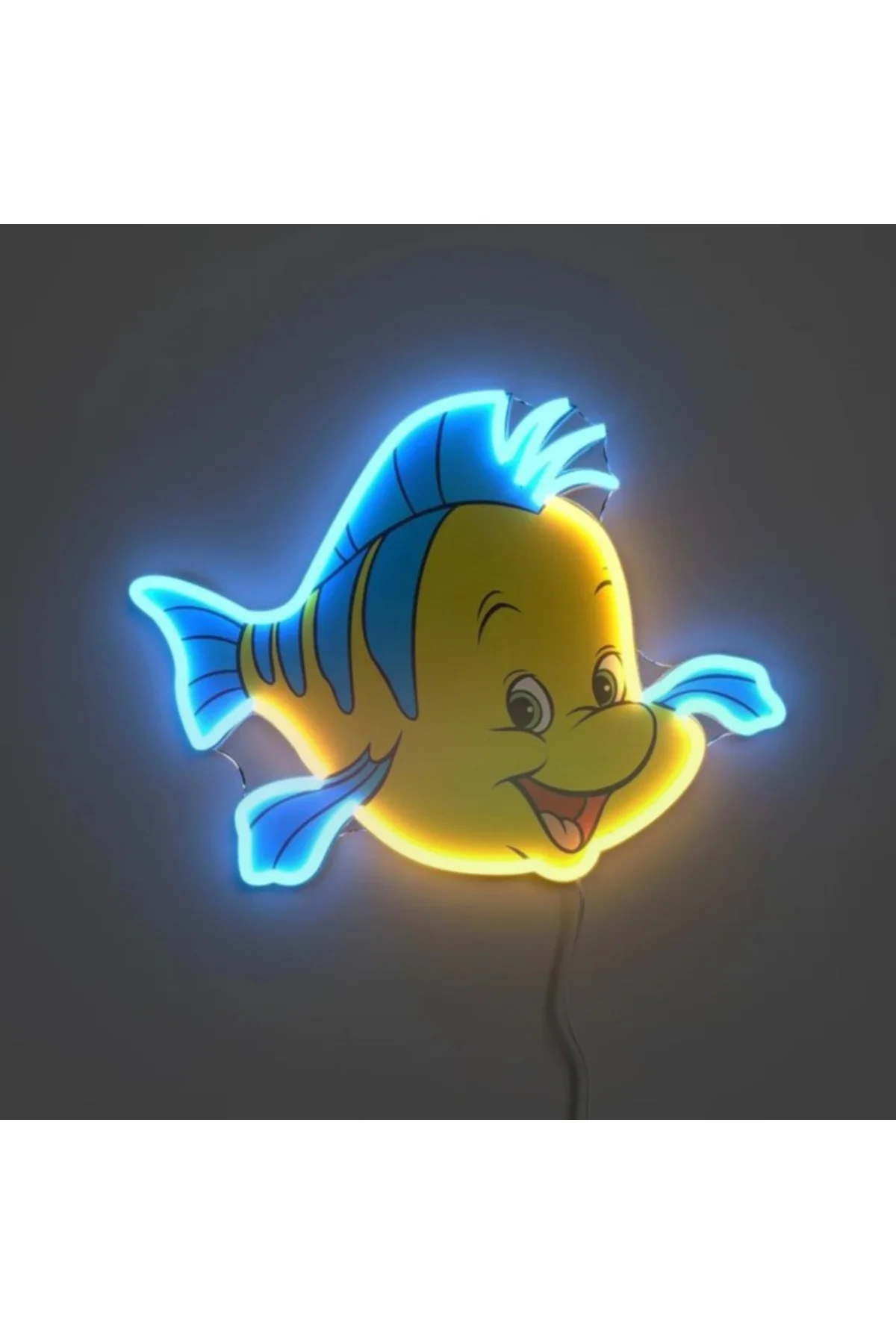 NEON LED IŞIKLI BALIK POP ART