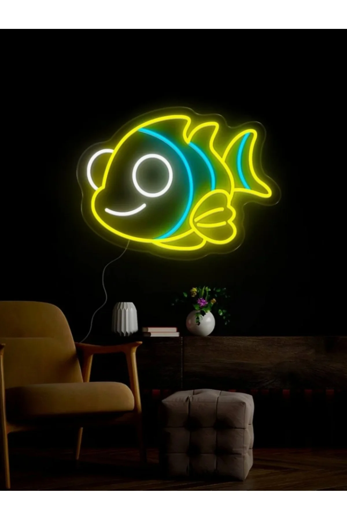NEON LED IŞIKLI BALIK