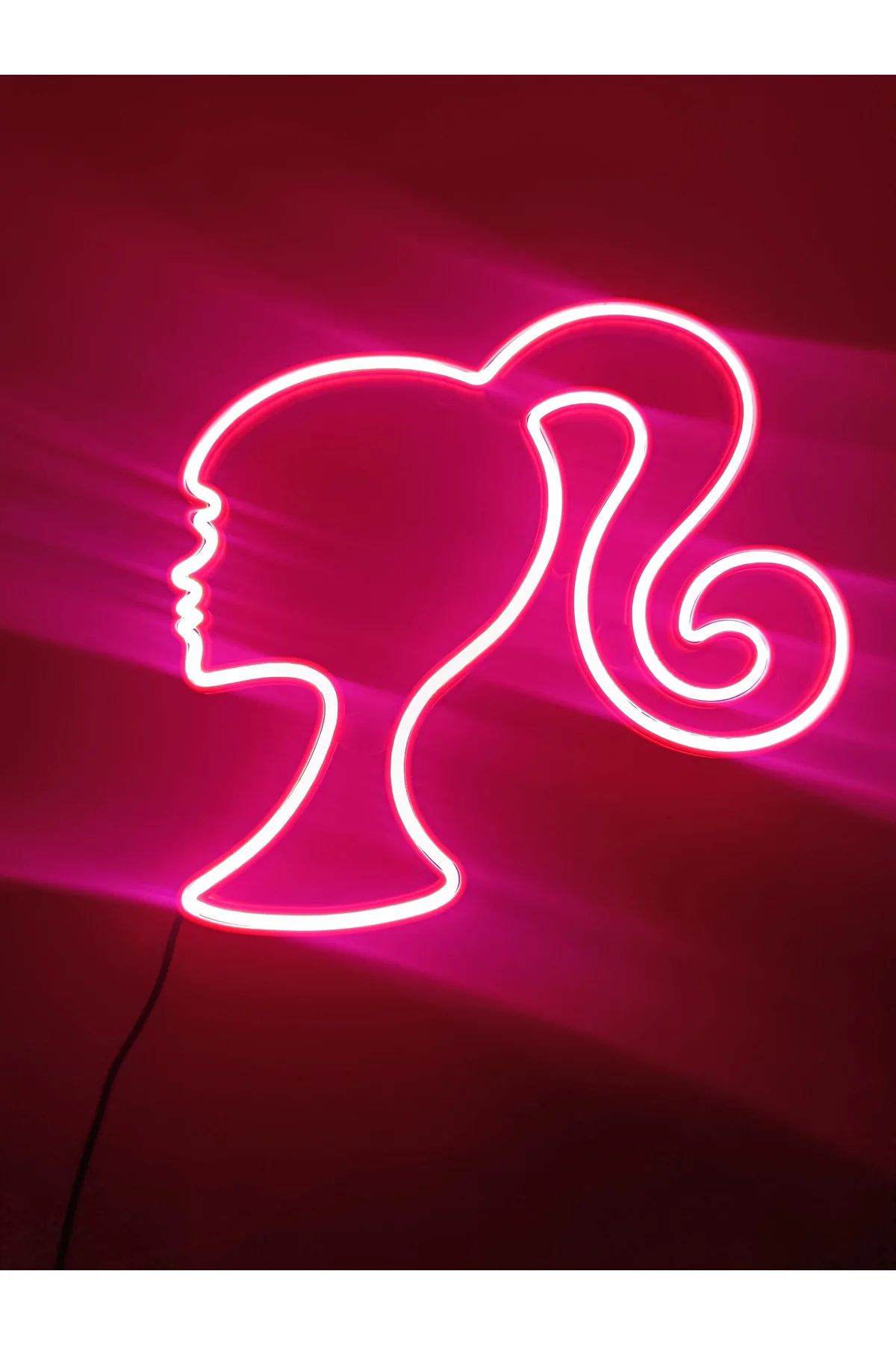 NEON LED IŞIKLI BARBİE  KUAFÖR