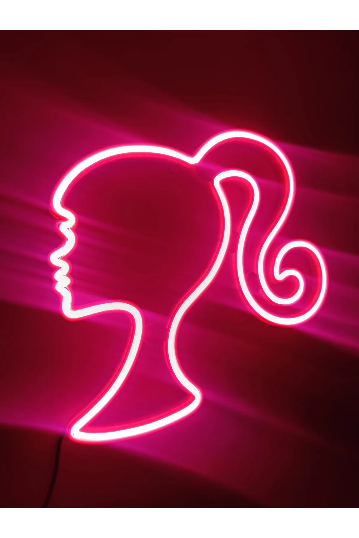 NEON LED IŞIKLI BARBİE  KUAFÖR