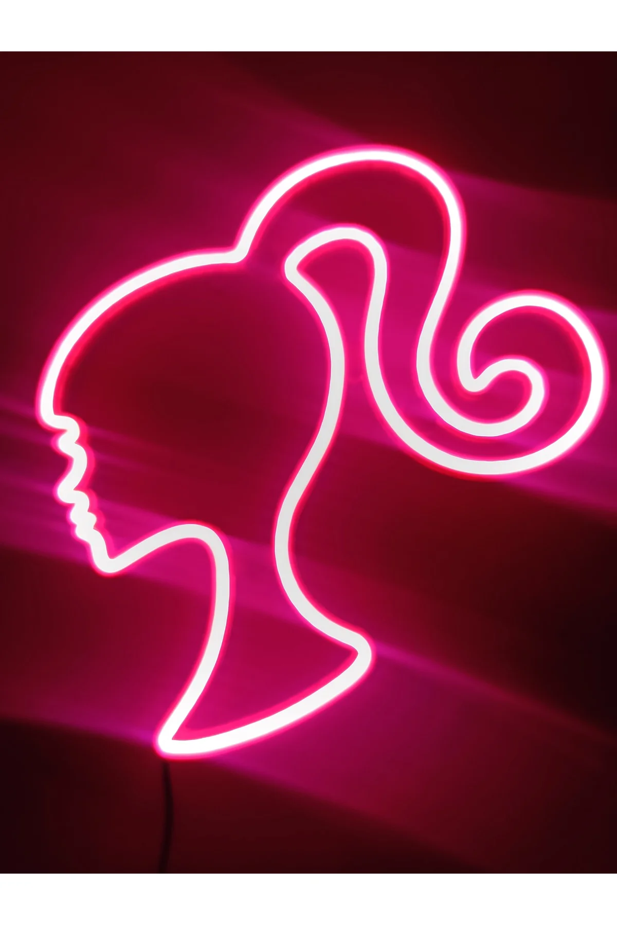 NEON LED IŞIKLI BARBİE  KUAFÖR