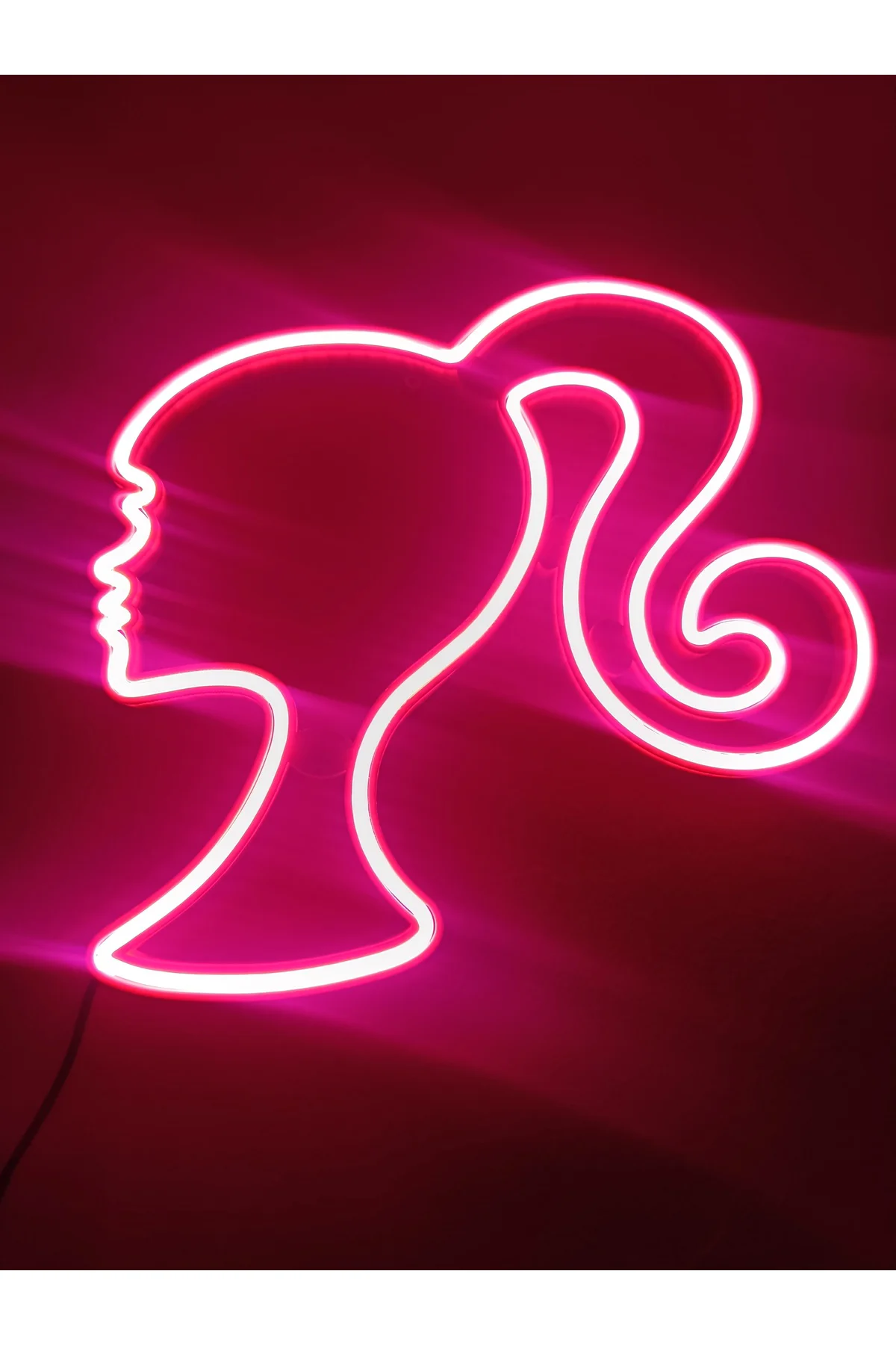 NEON LED IŞIKLI BARBİE  KUAFÖR