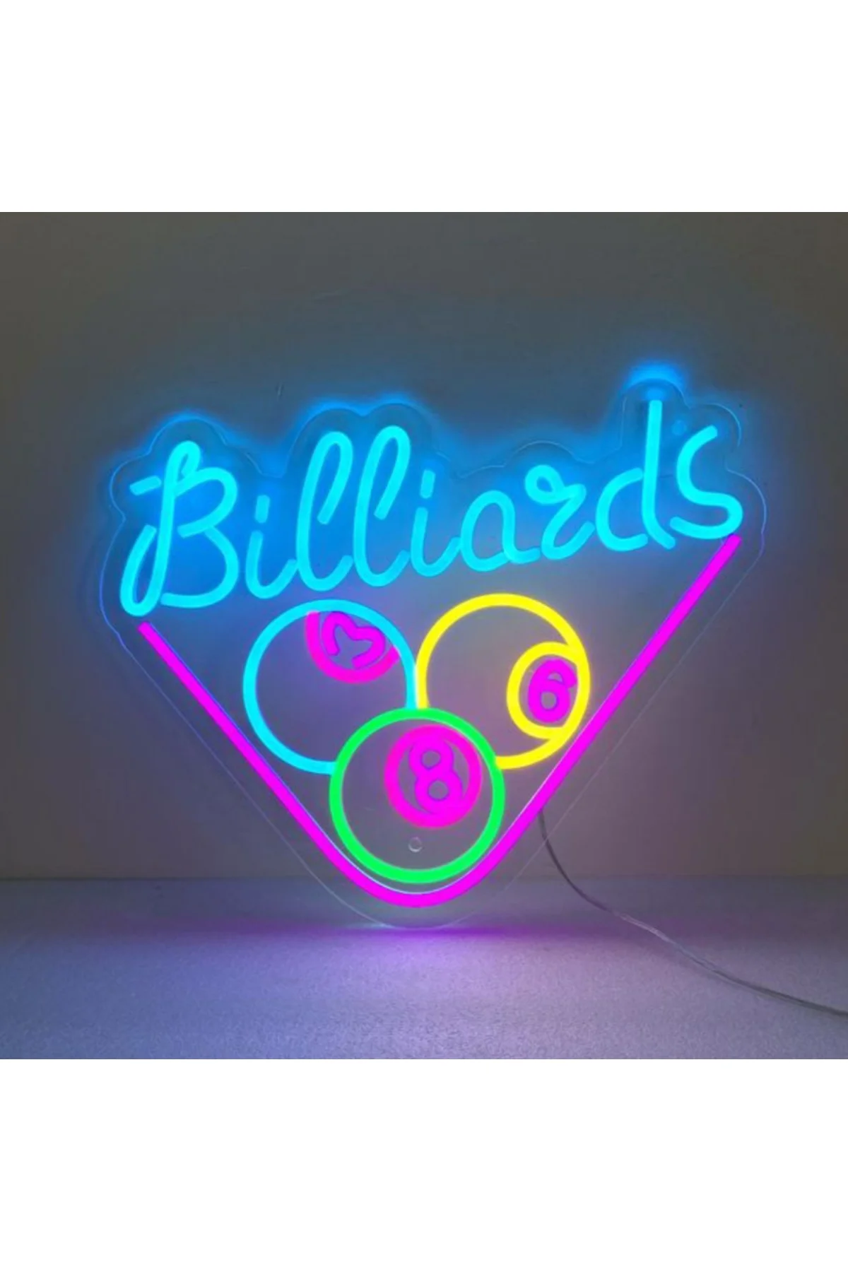 NEON LED IŞIKLI BİLARDO