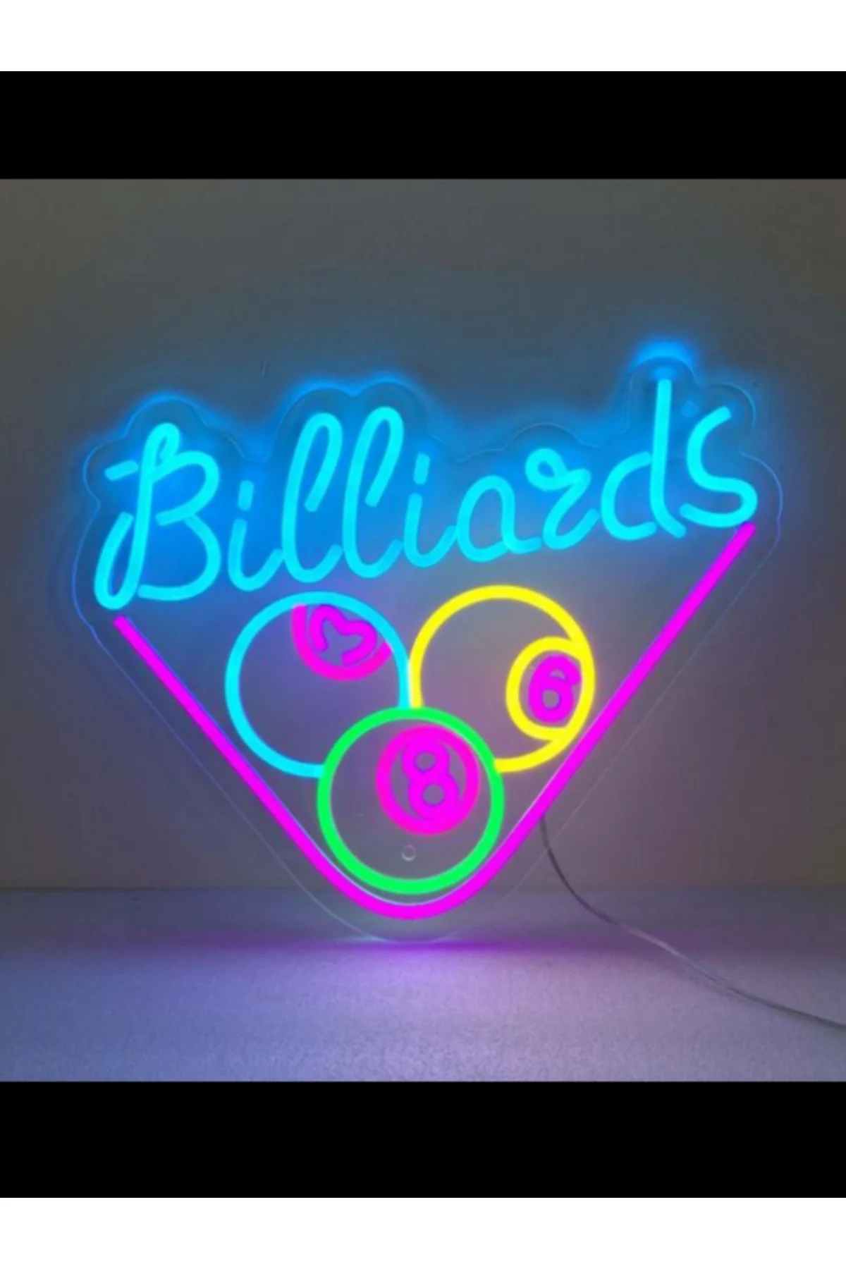 NEON LED IŞIKLI BİLARDO