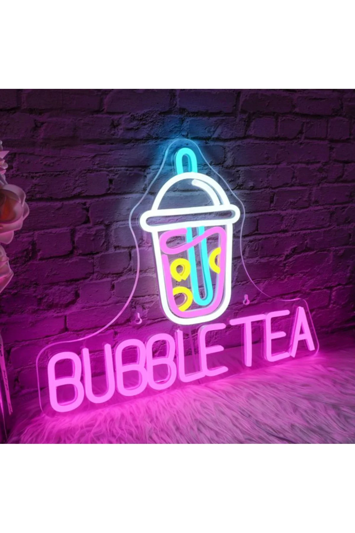 NEON LED IŞIKLI BUBBLE TEA