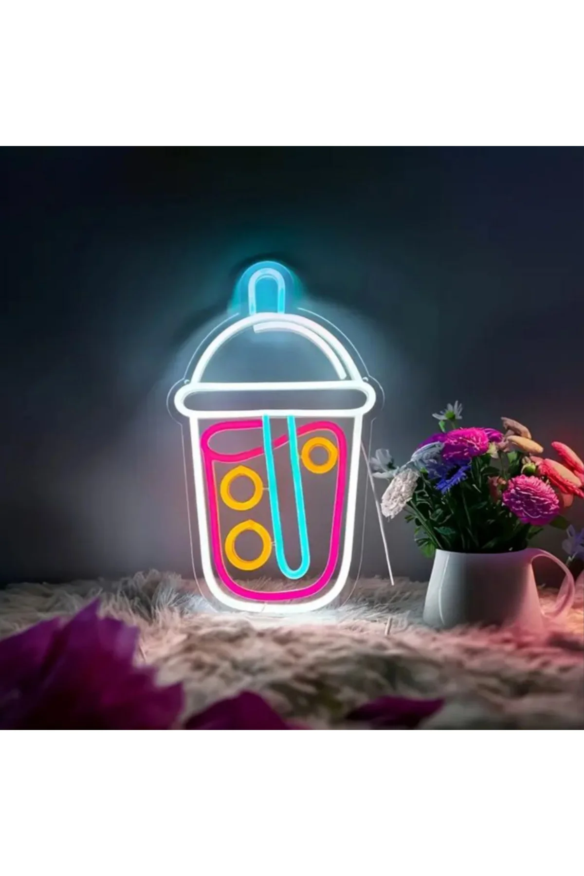 NEON LED IŞIKLI BUBBLE TEA