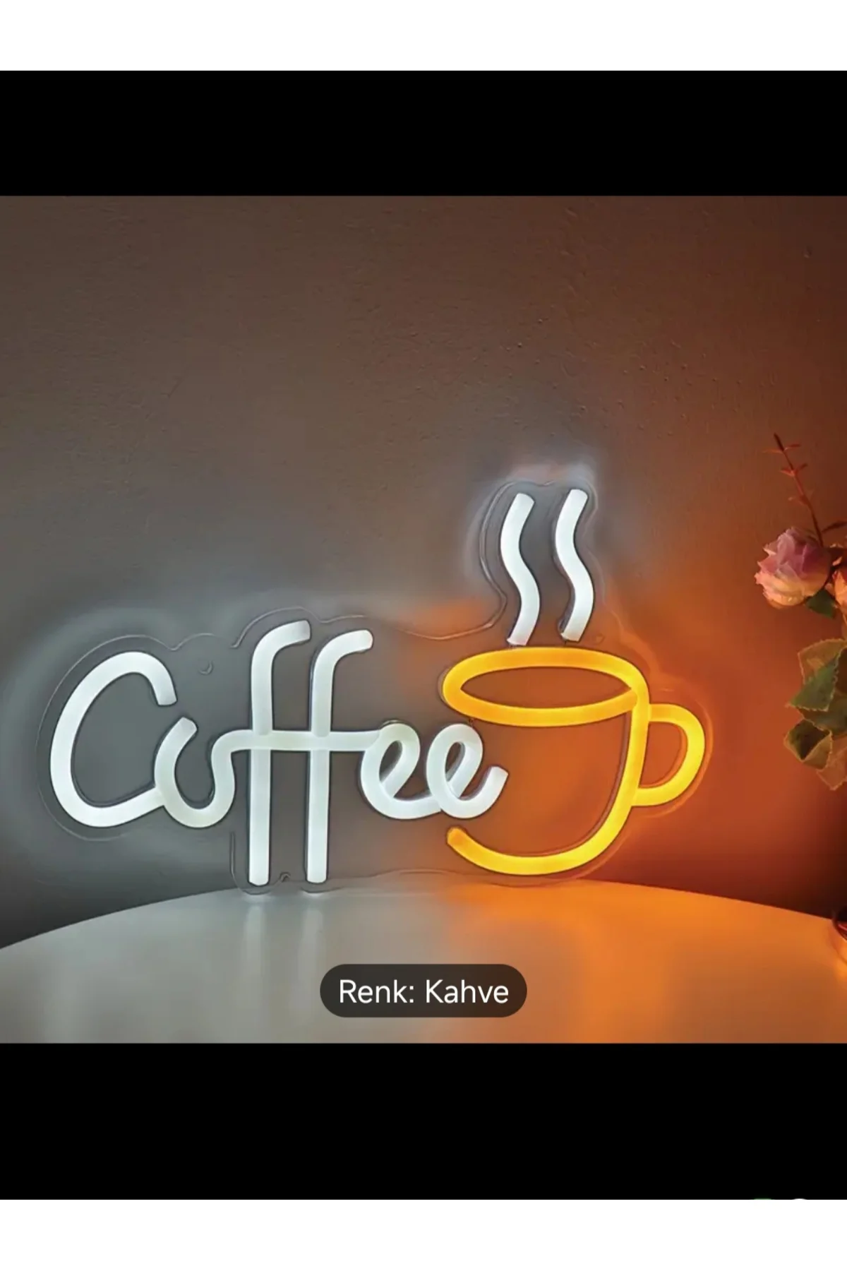 NEON LED IŞIKLI CAFE COFFOE RESTORAN