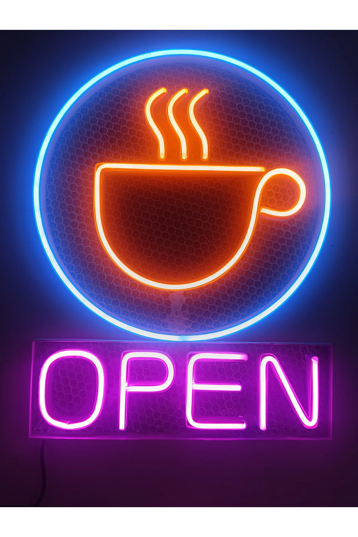 NEON LED IŞIKLI CAFE OPEN