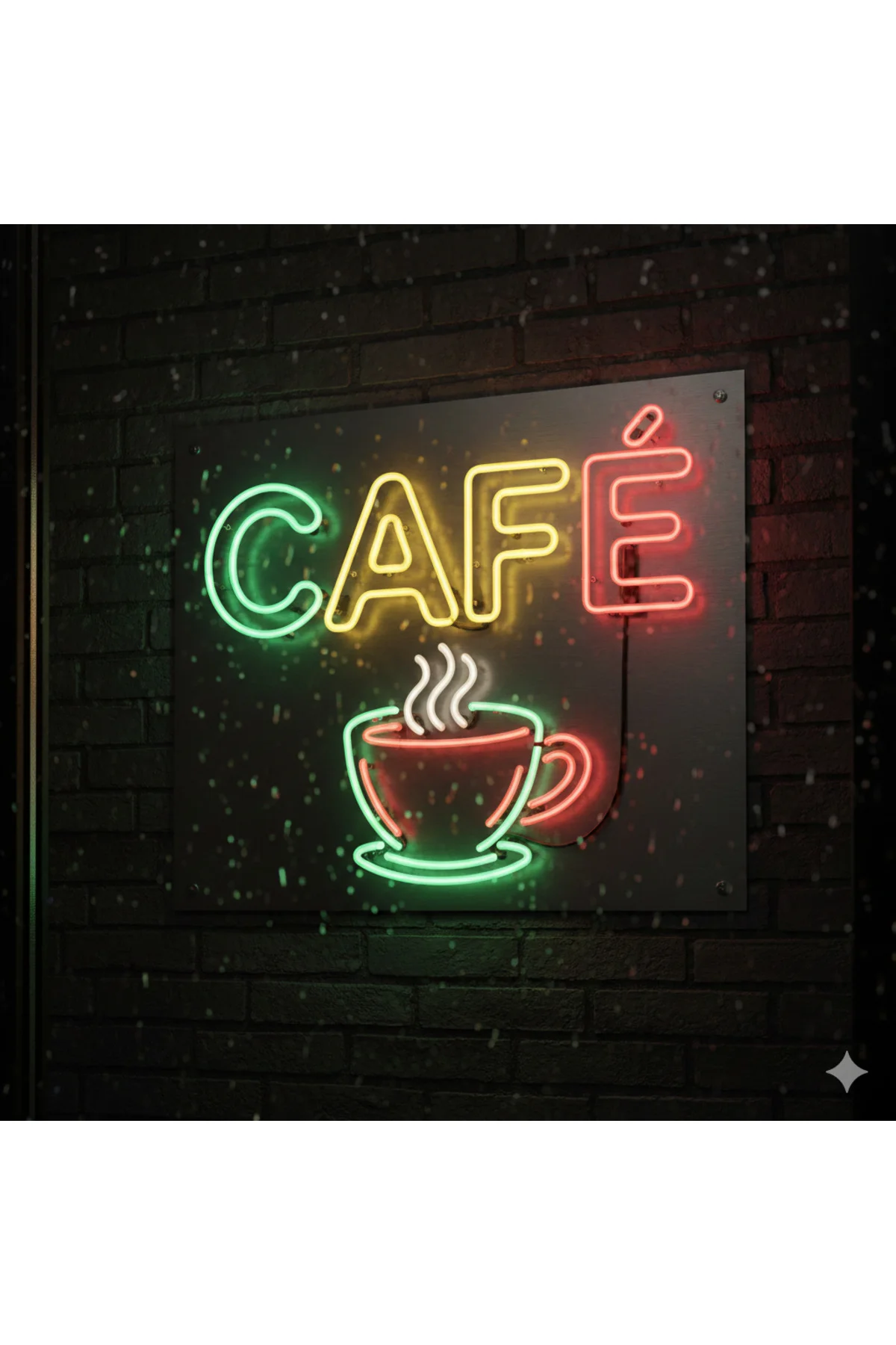 NEON LED IŞIKLI CAFE