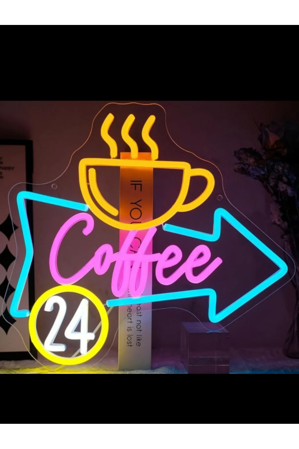 NEON LED IŞIKLI  CAFE COFFOE