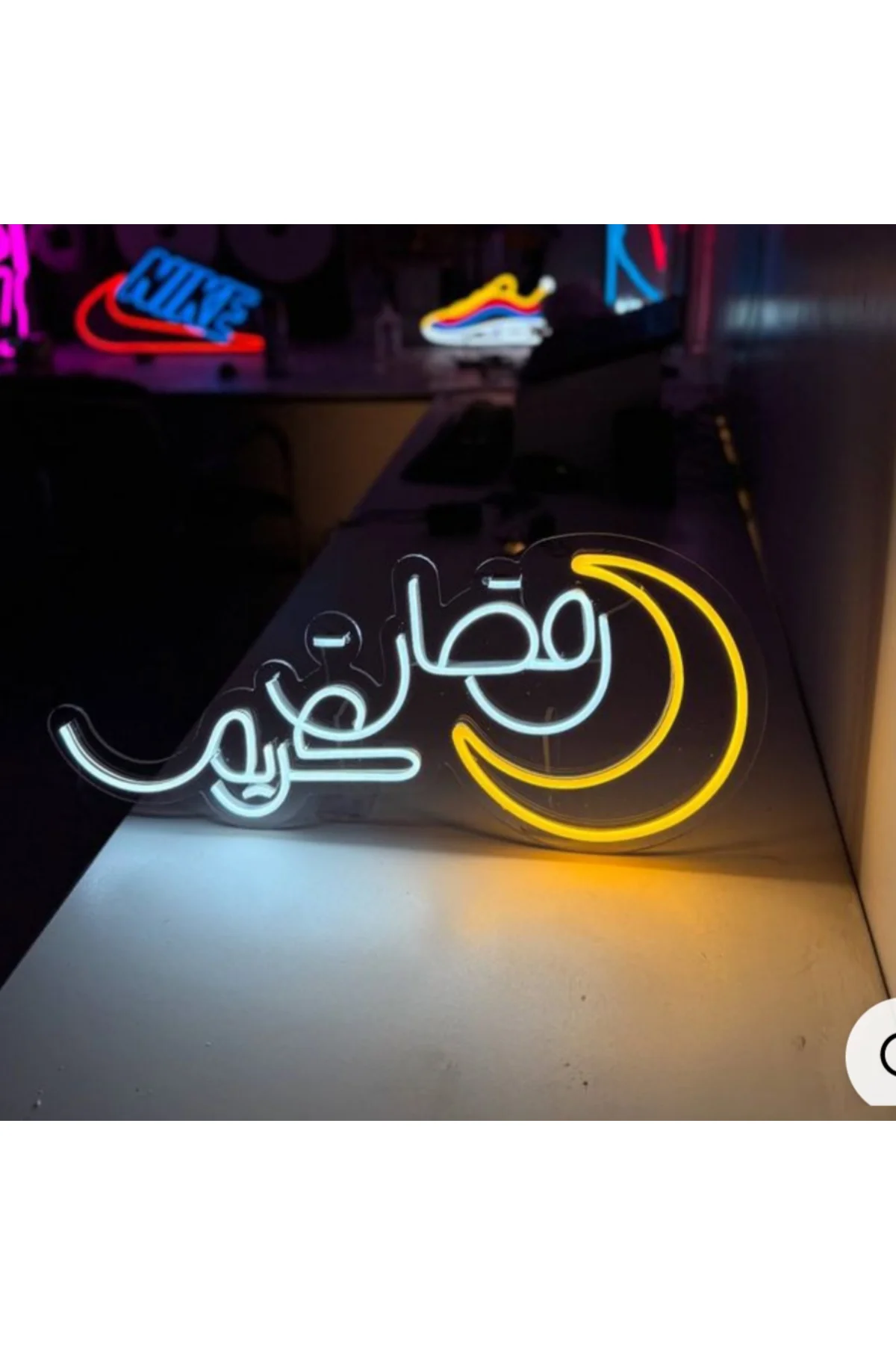 NEON LED IŞIKLI CAMİ