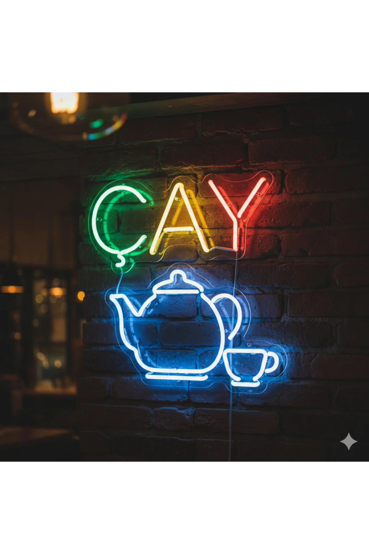 NEON LED IŞIKLI ÇAY CAFE